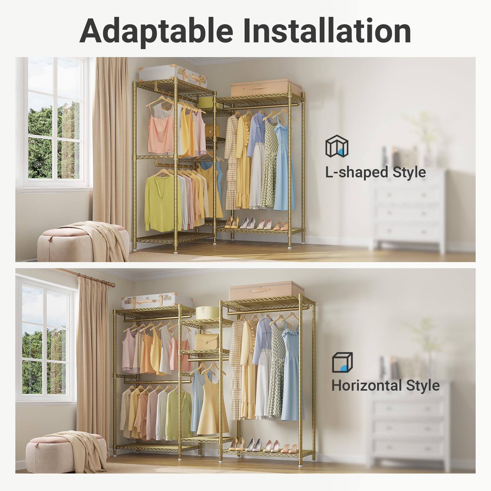Classic V6 Wire Garment Rack