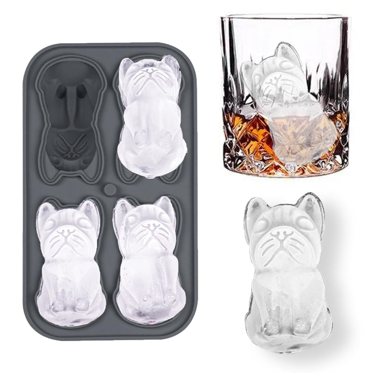 French Bulldog Gifts 3D Ice Cube Mold
