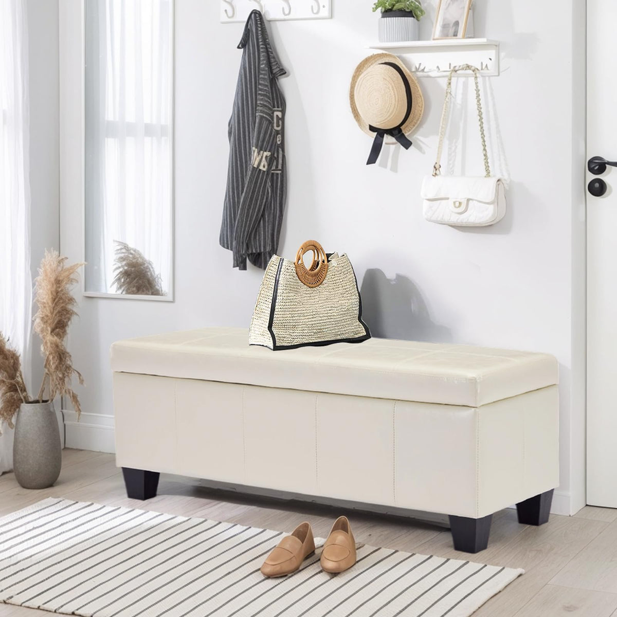 41" Storage Ottoman Bench
