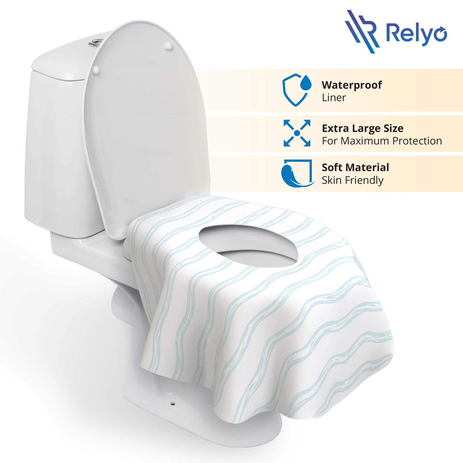 Disposable Toilet Seat Cover for Travel (20 Count)