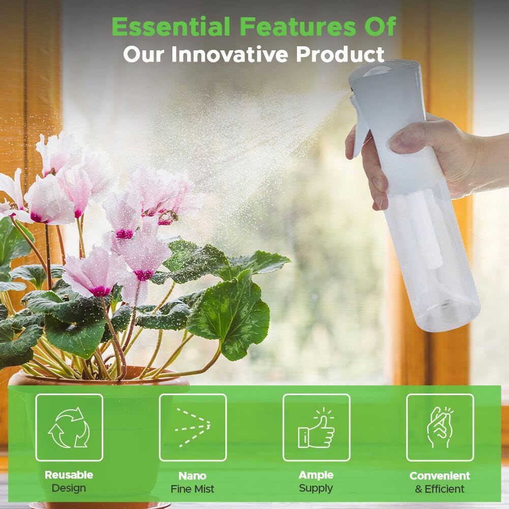 Continuous Spray Bottle for Hair (2 Count)