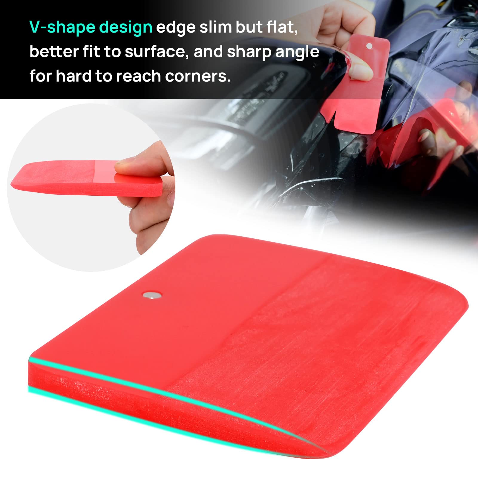 Magnet PPF Squeegee Kit Paint Protection Film Installation Tools (5 Count)