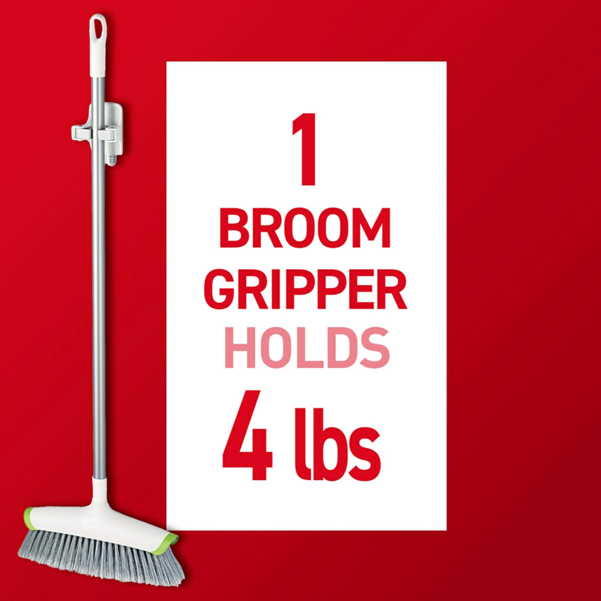 Large White Broom Grippers (2 Count)