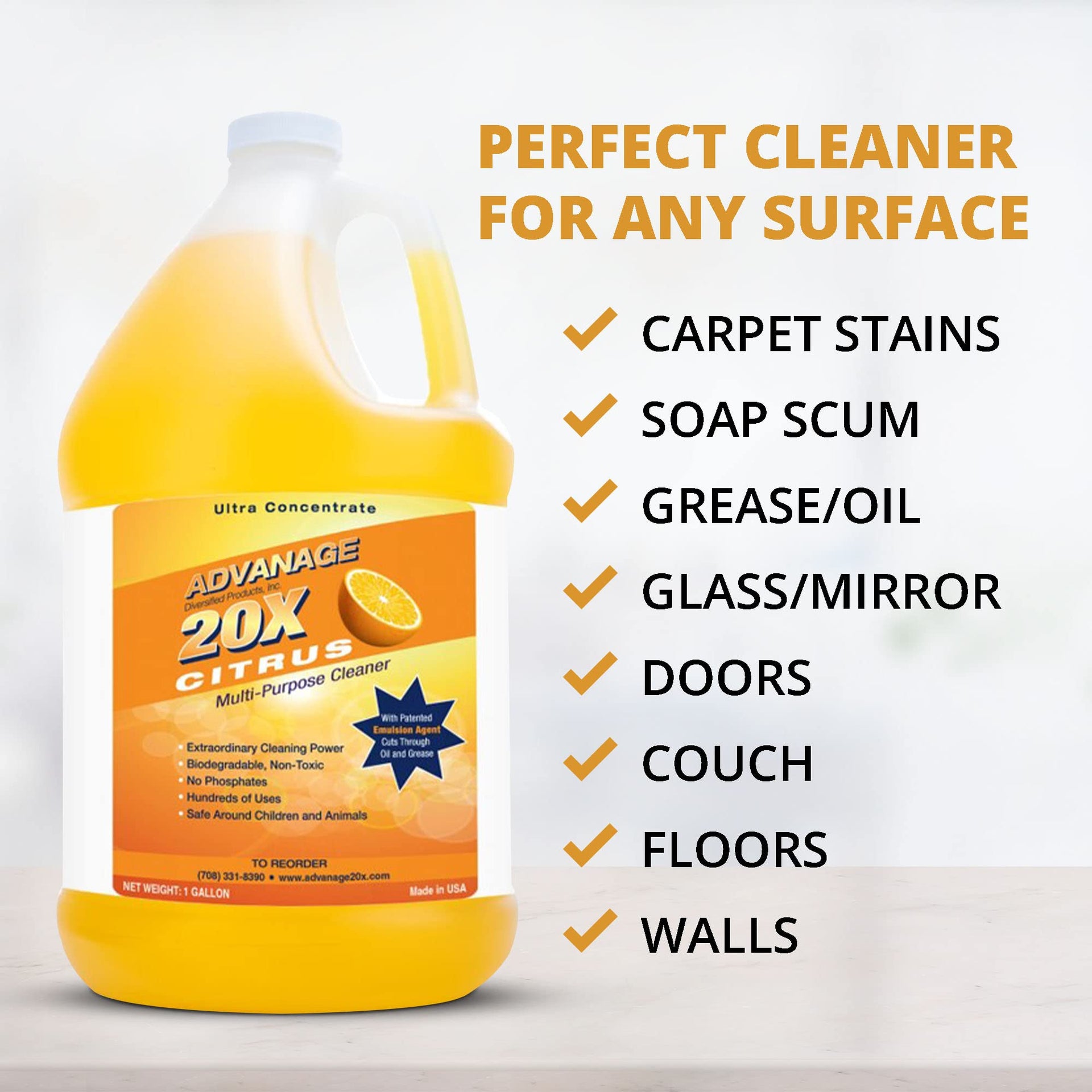 Advanage 20X All Purpose Cleaner Concentrate (128 Fl Oz)