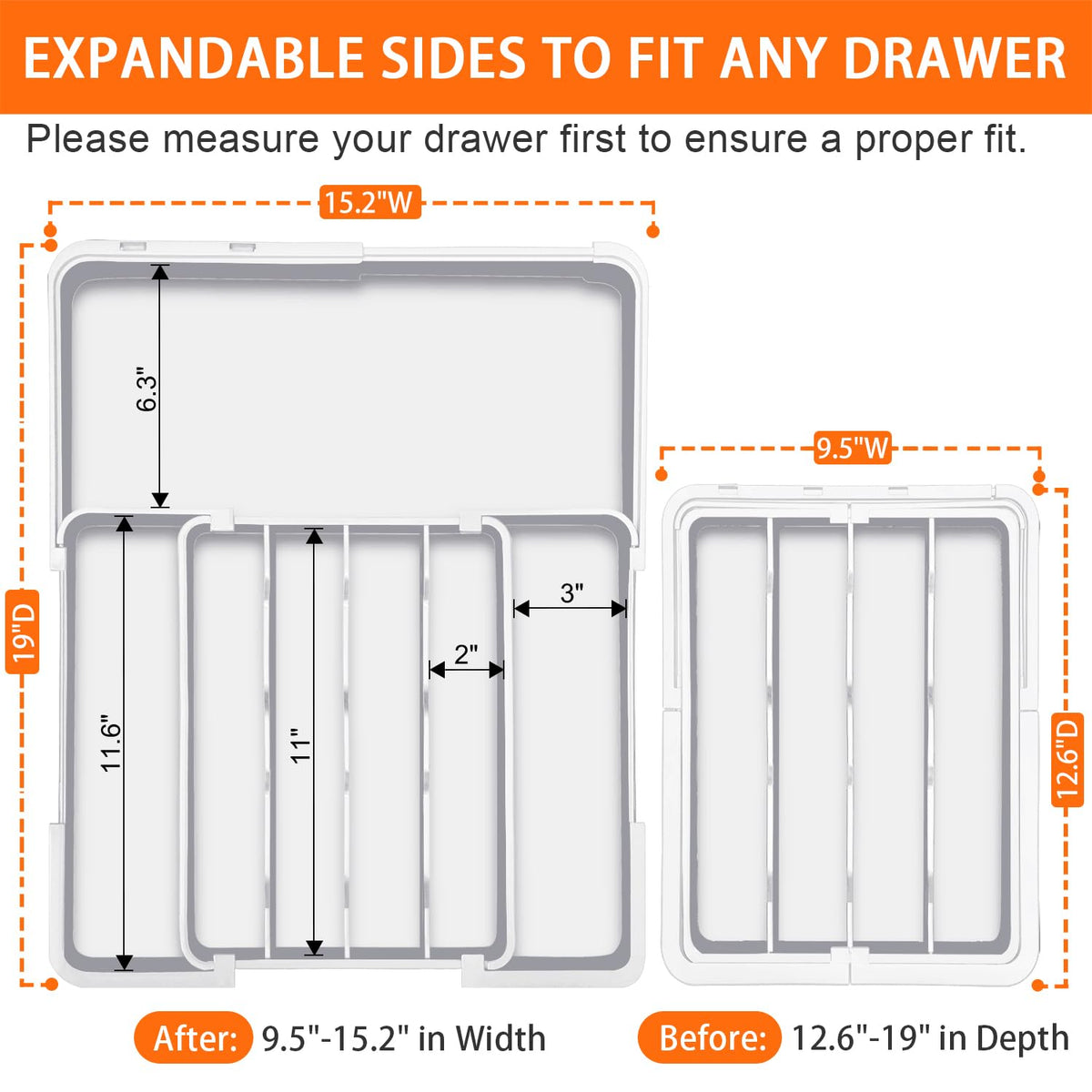Silverware Drawer Organizer