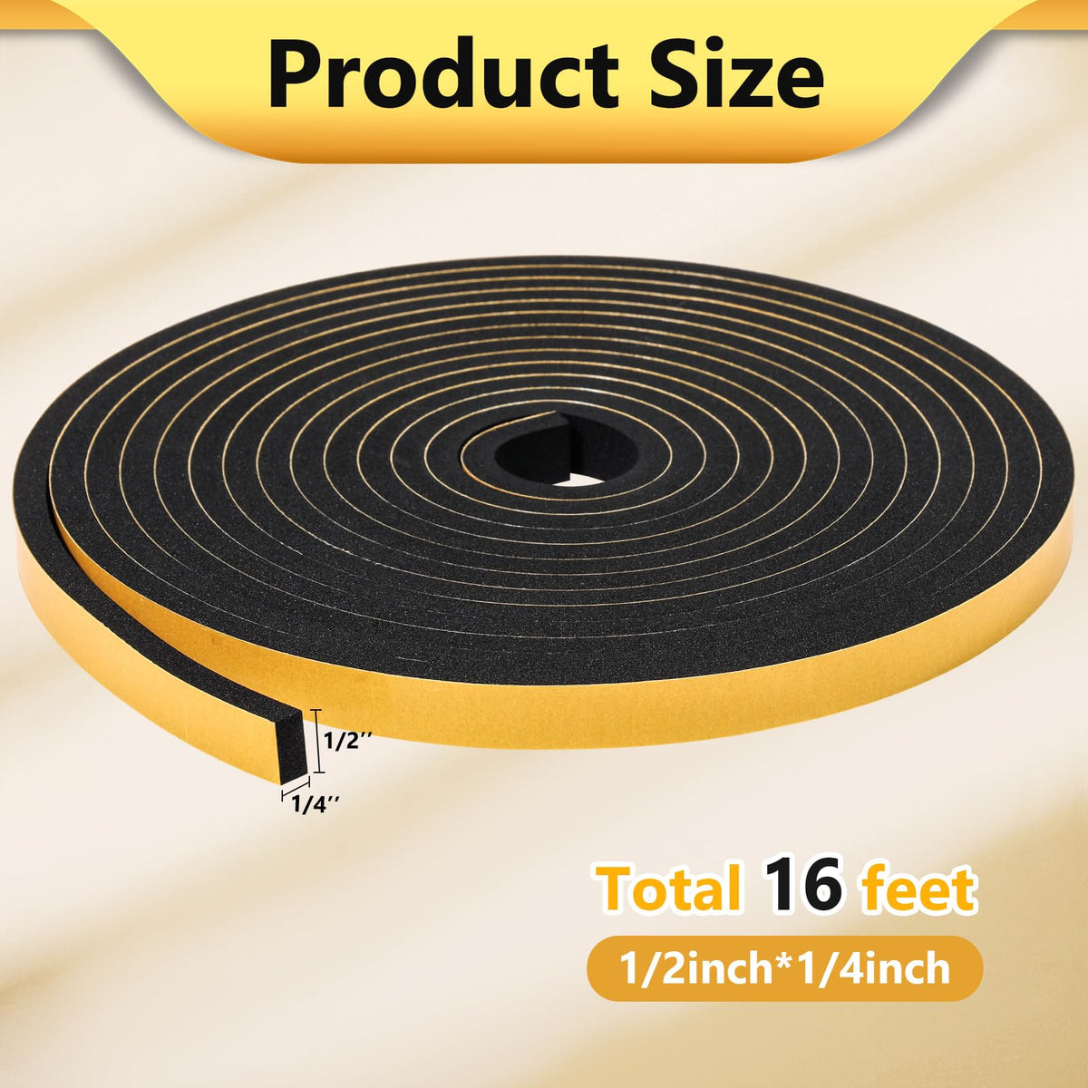 Weather Stripping Door Seal Strip (16 Foot)