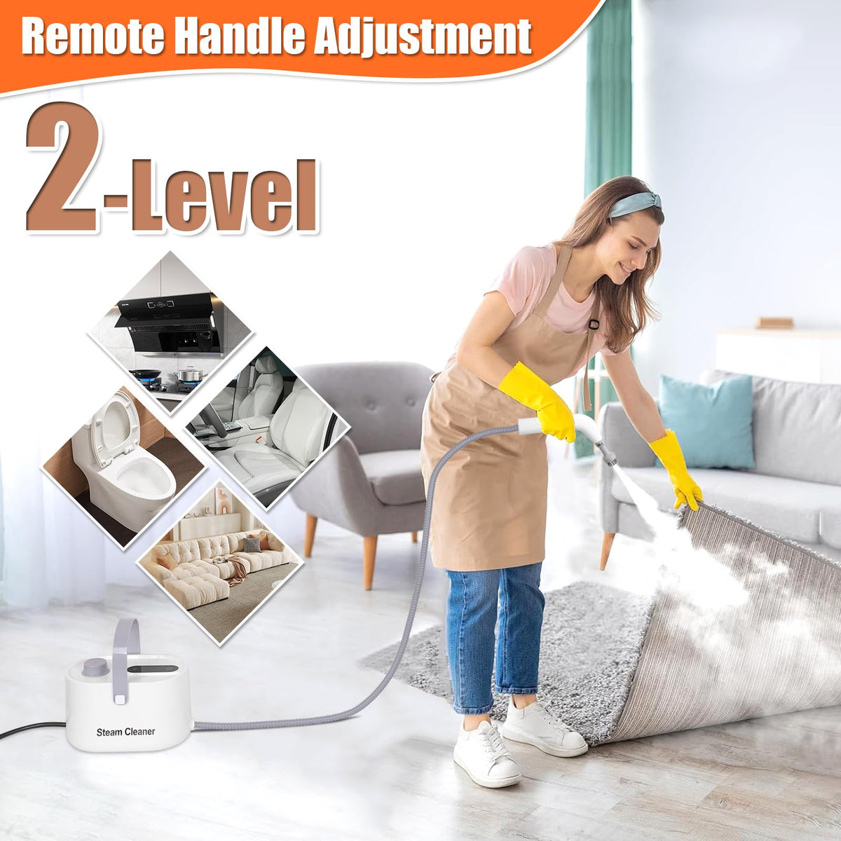 9 in 1 Handheld Steam Cleaner for Home Use