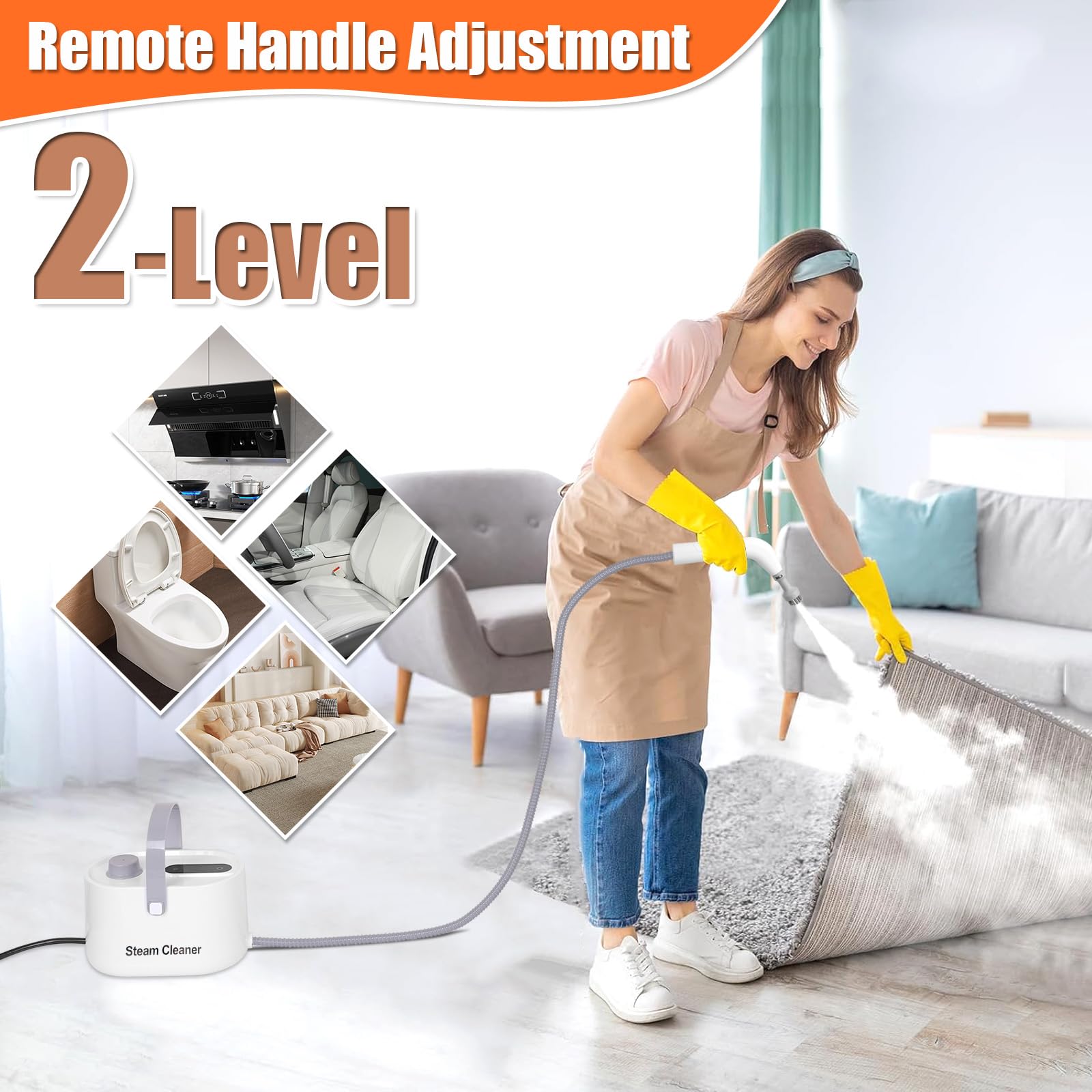9 in 1 Handheld Steam Cleaner for Home Use