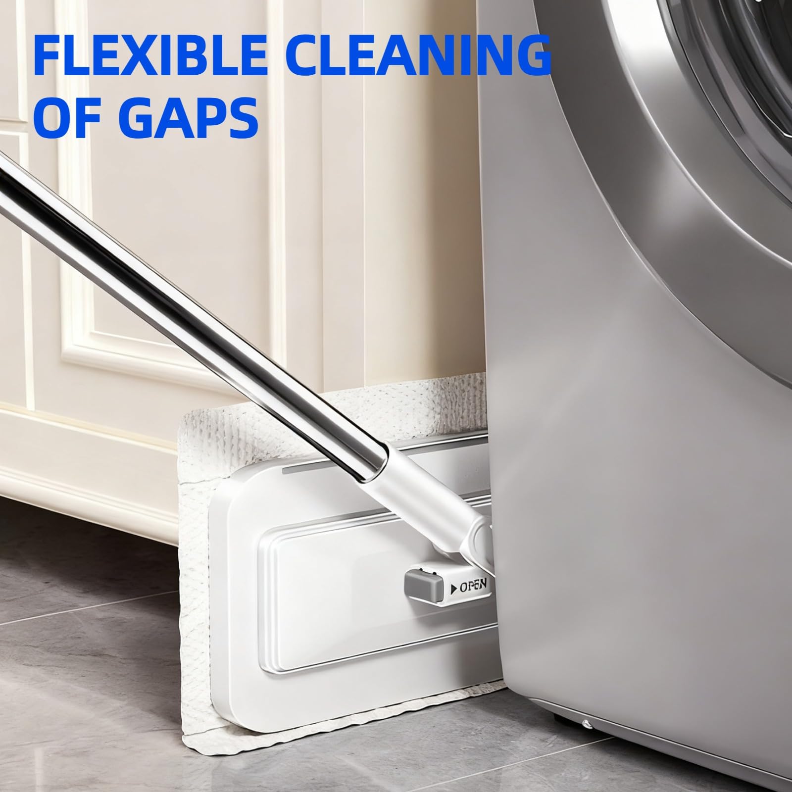 Press Grip Mini Mop with a Mini Foldable Desktop Mop