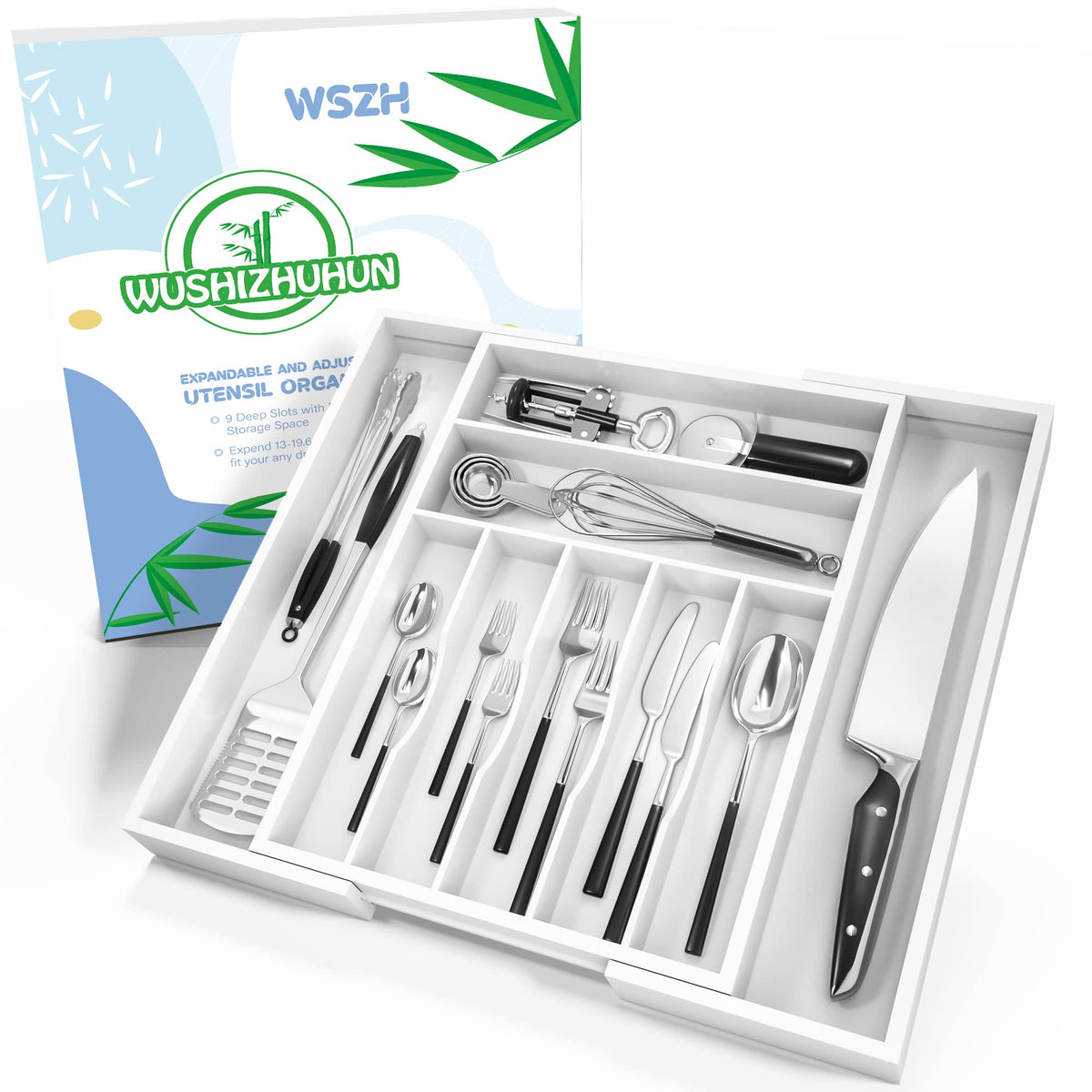 Utensil Organizer Silverware Drawer Organizer