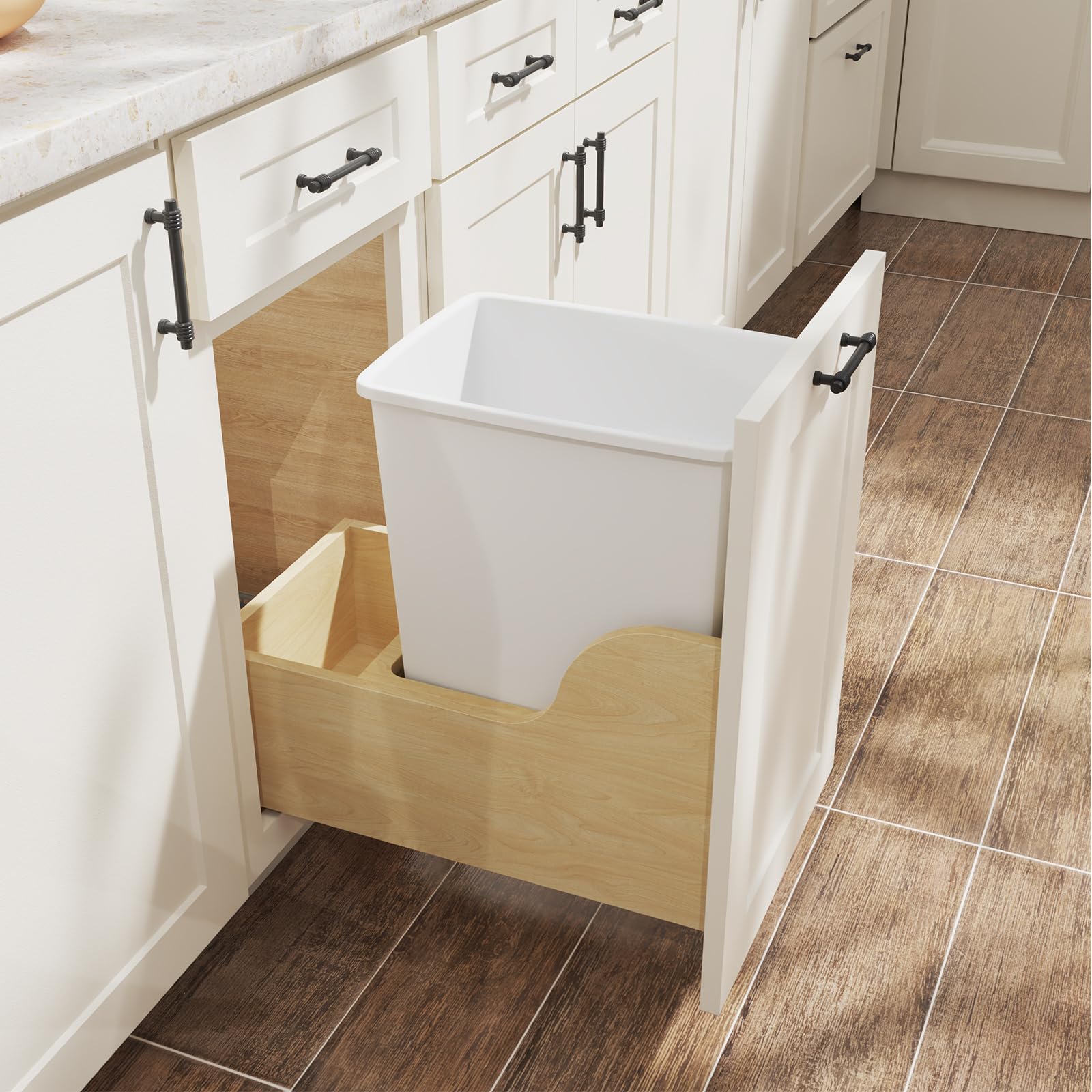 35QT Kitchen Trash Can