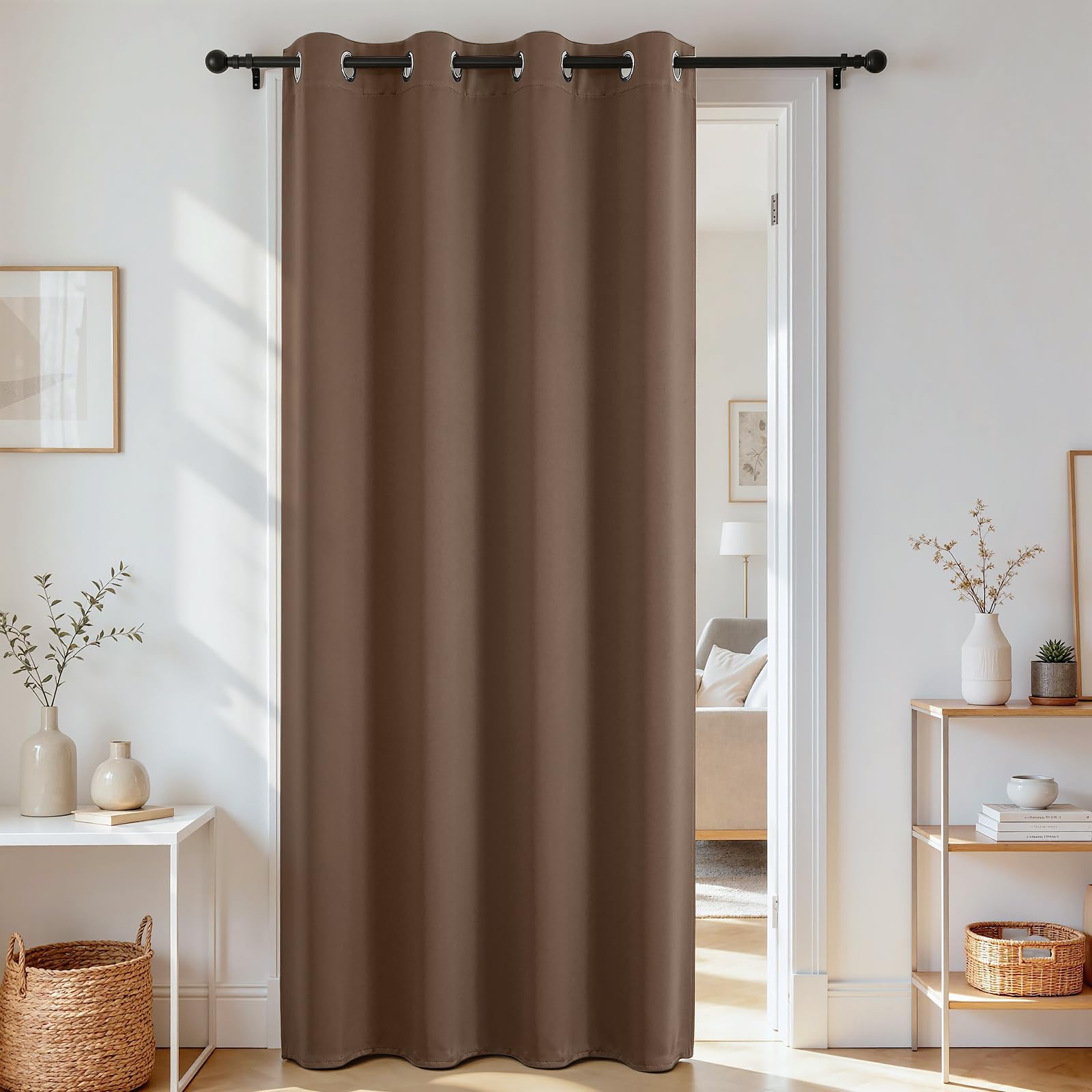Door Curtain Blackout Curtains for Doorway Privacy Closet Drapes