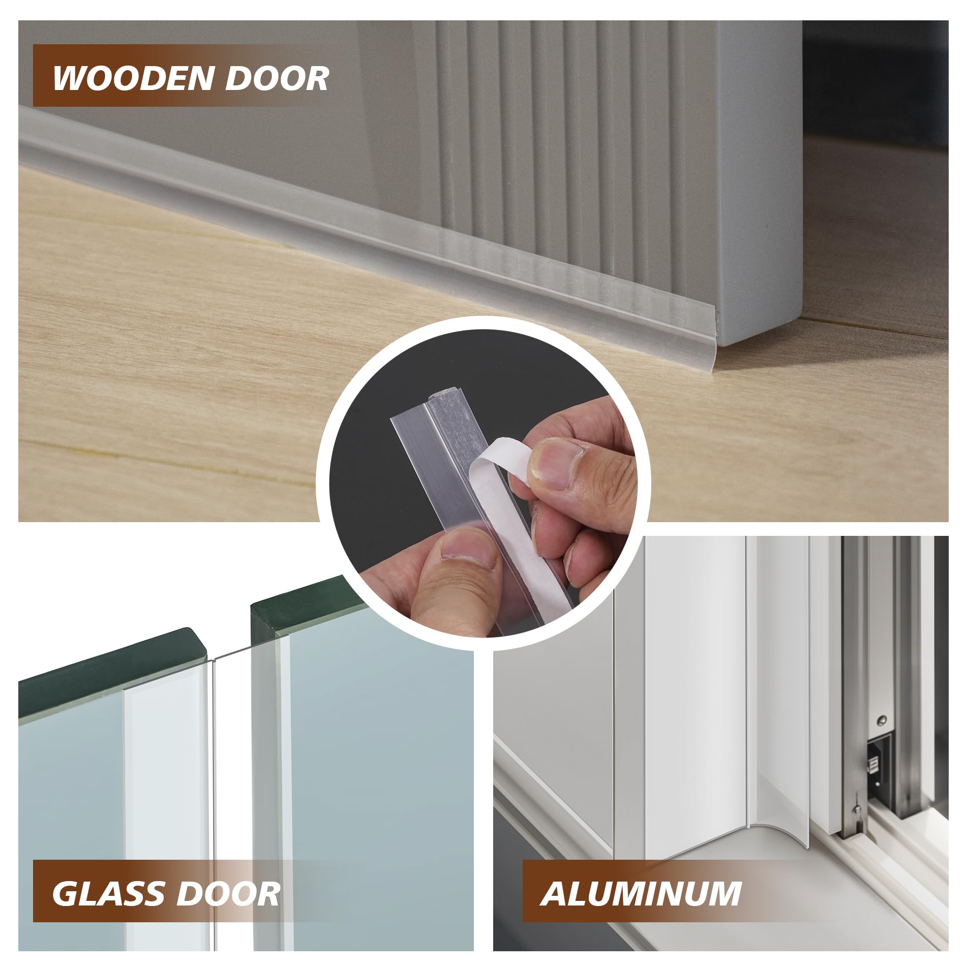 25mm 16.4 Feet Silicone Weather Stripping Door Seal (16.4 Foot)