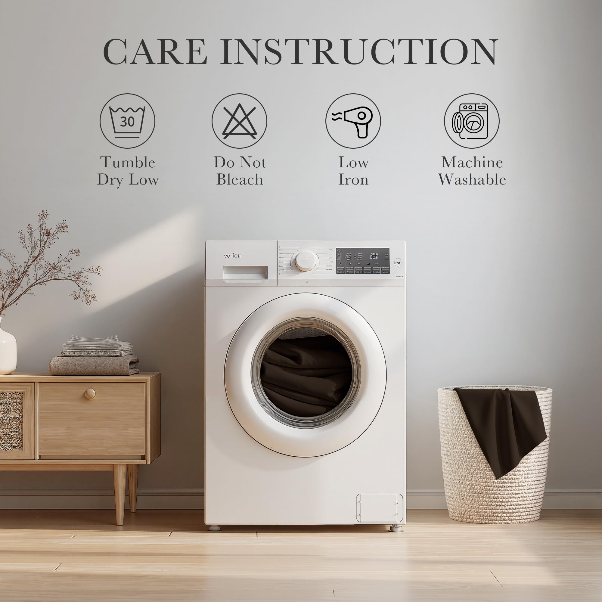 Blackout Small Curtains 36 inch 2 Panels Set (2 Count)