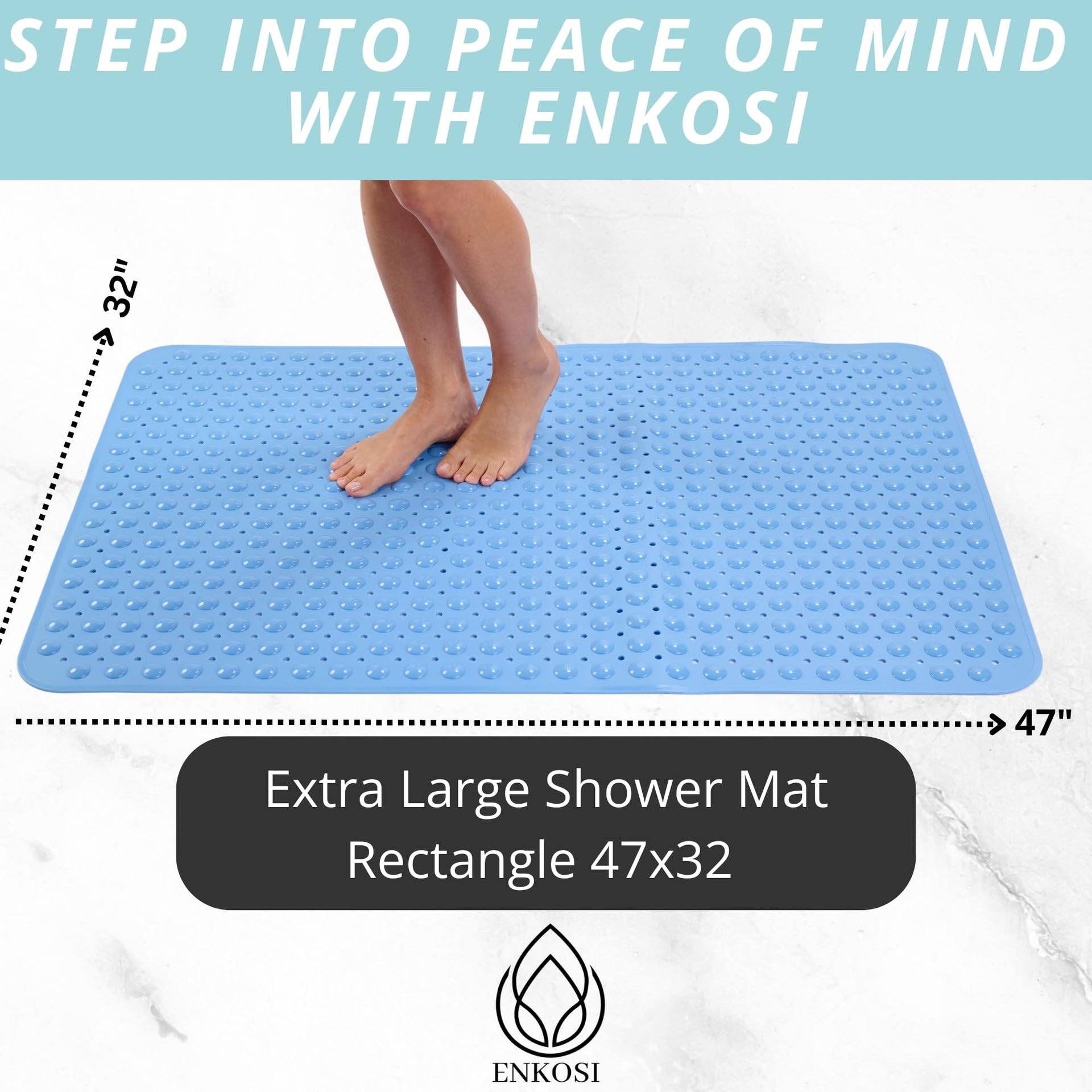 Extra Large Shower Mat Non Slip