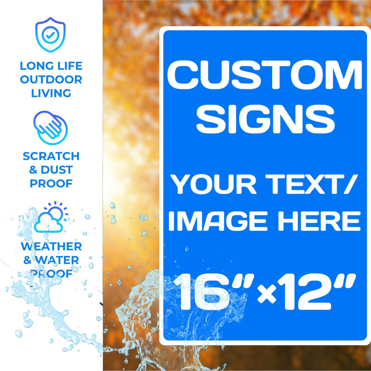 custom parking sign
