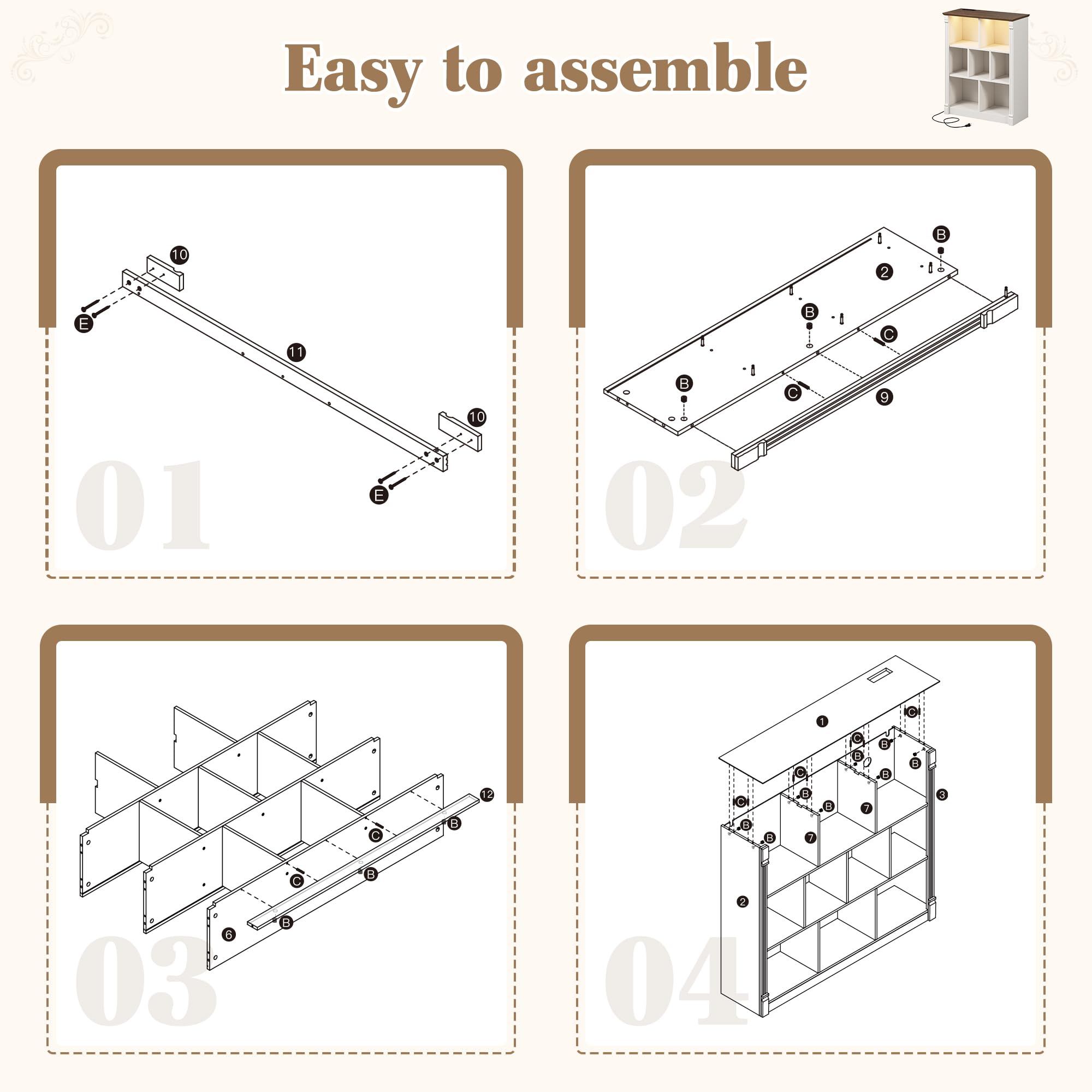 10 Cube Storage Organizer (10 Count)