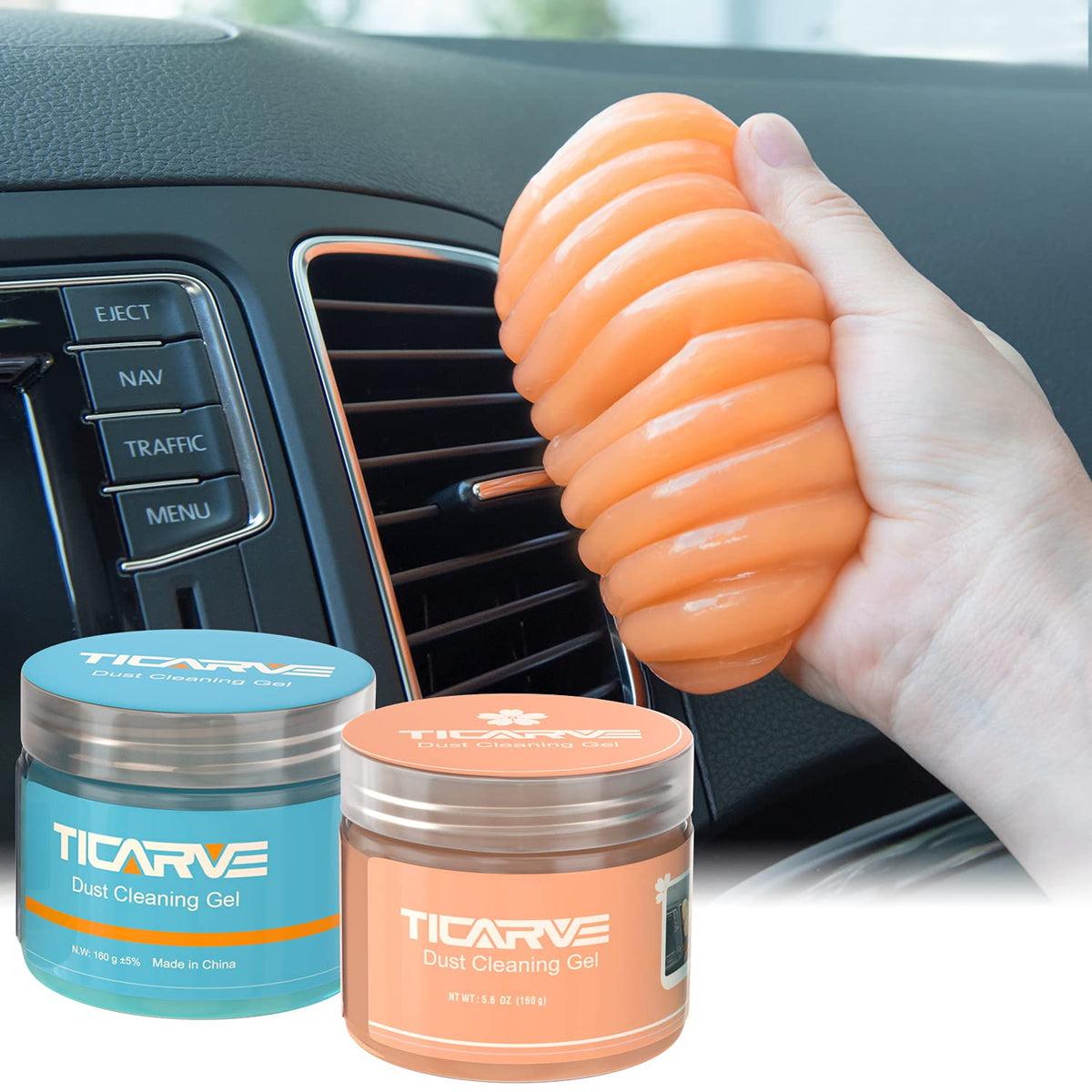 2pack Car Cleaning Gel Car Putty Car Accessories Auto Cleaner Tools