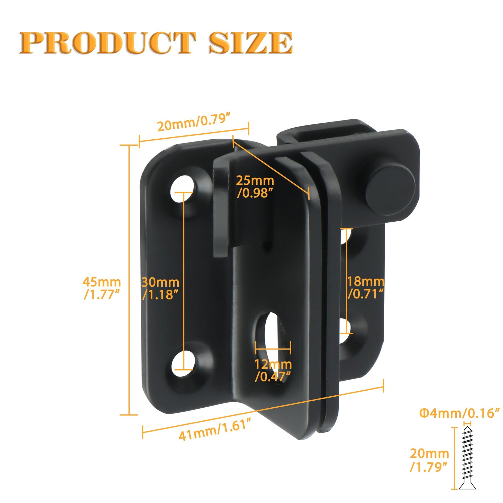 Flip Latch Gate Latch Barn Door Lock Shed Door Latch