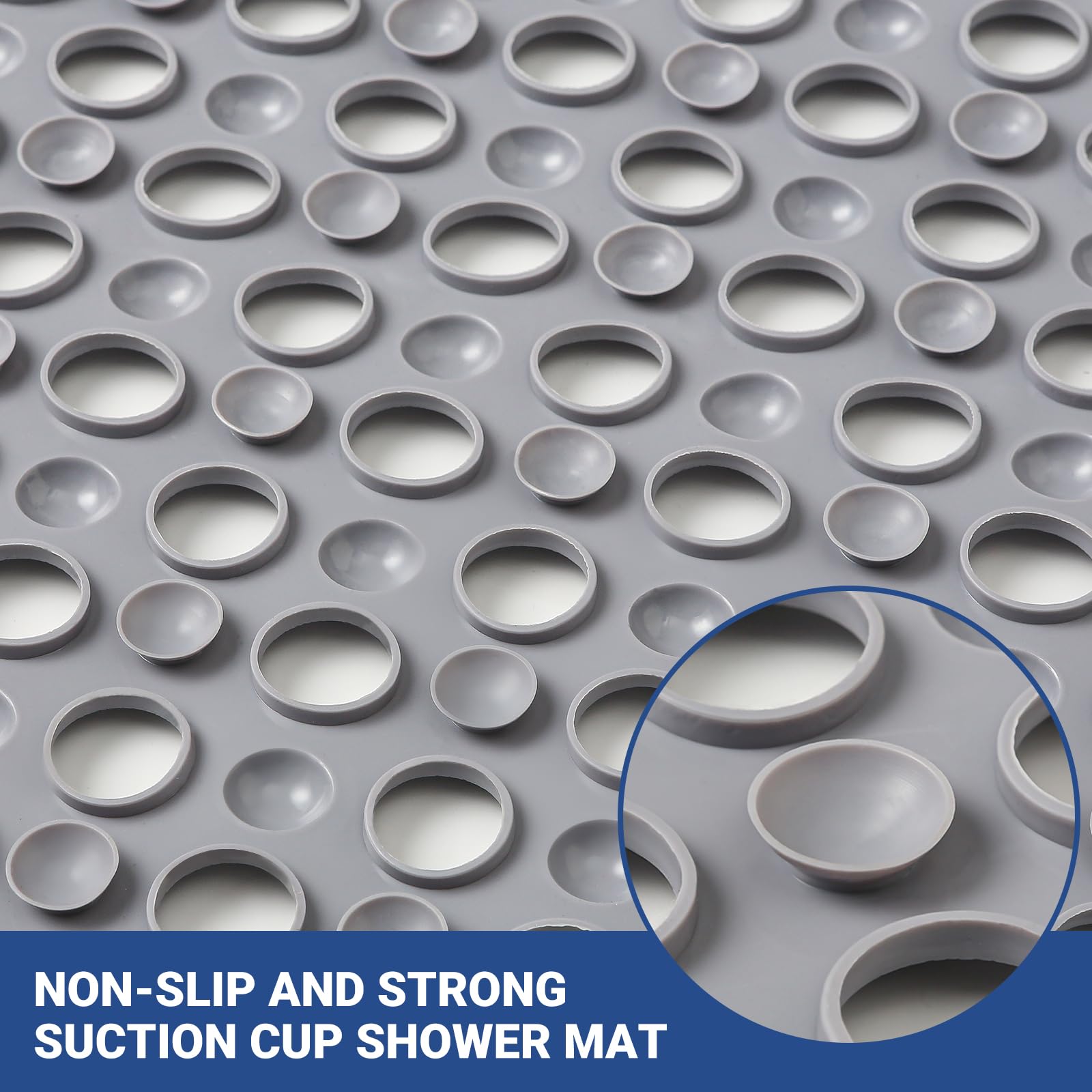 Non Slip Bathtub Mat and Shower Mat 31x17 inch