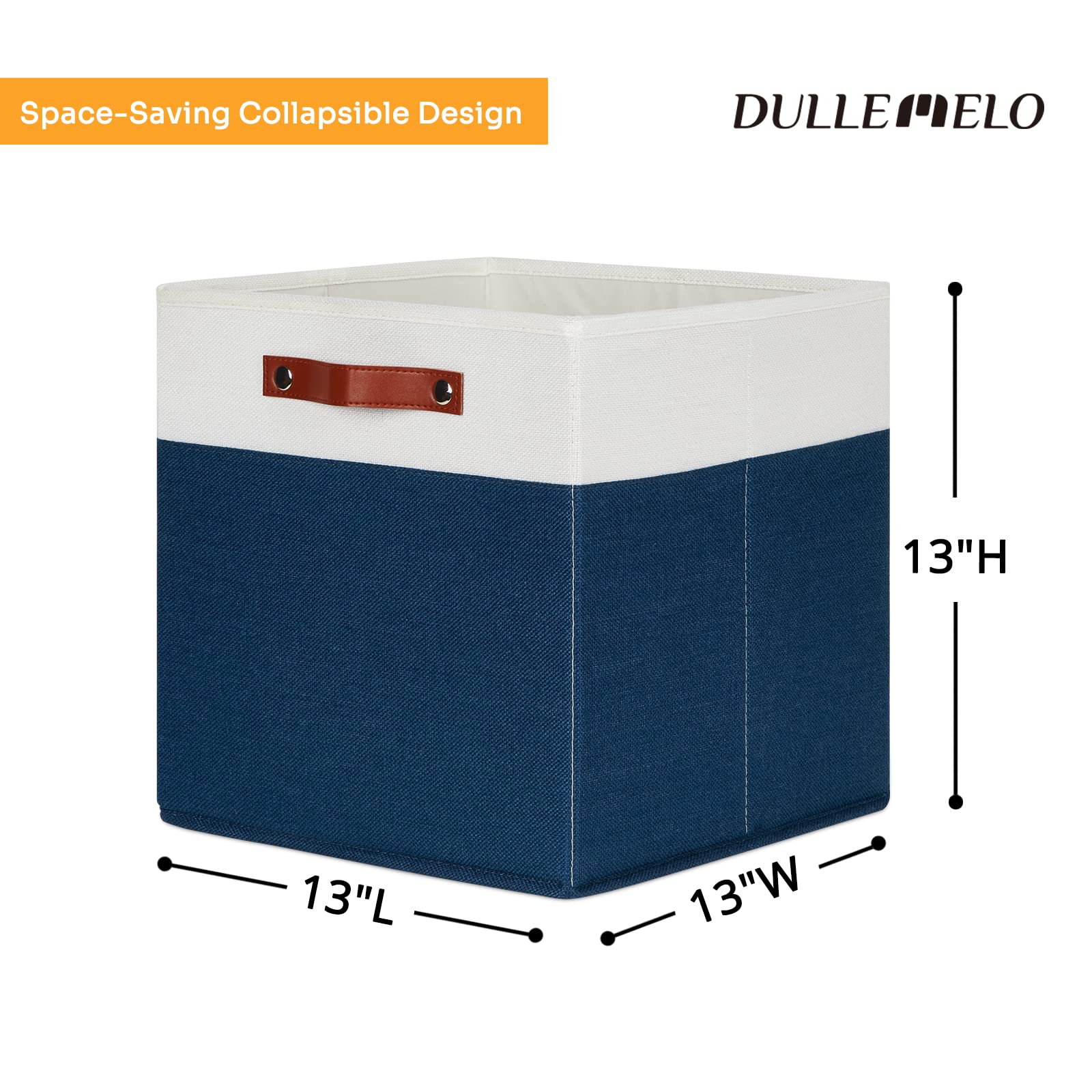 13 inch Cube Storage Bins (4 Count)