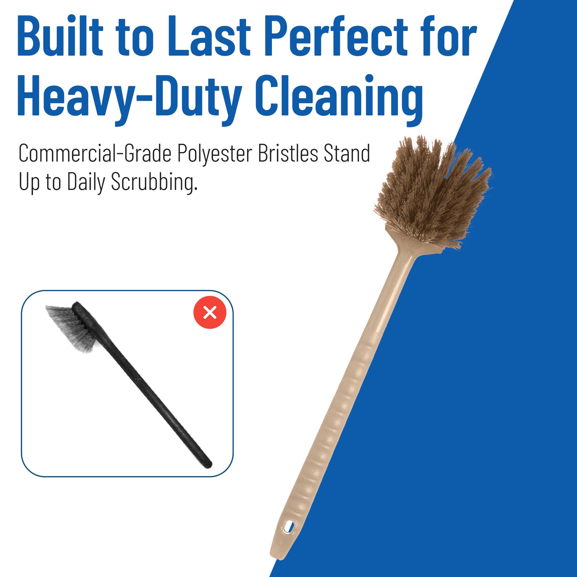 20" Floater Scrub Brush with Long Handle