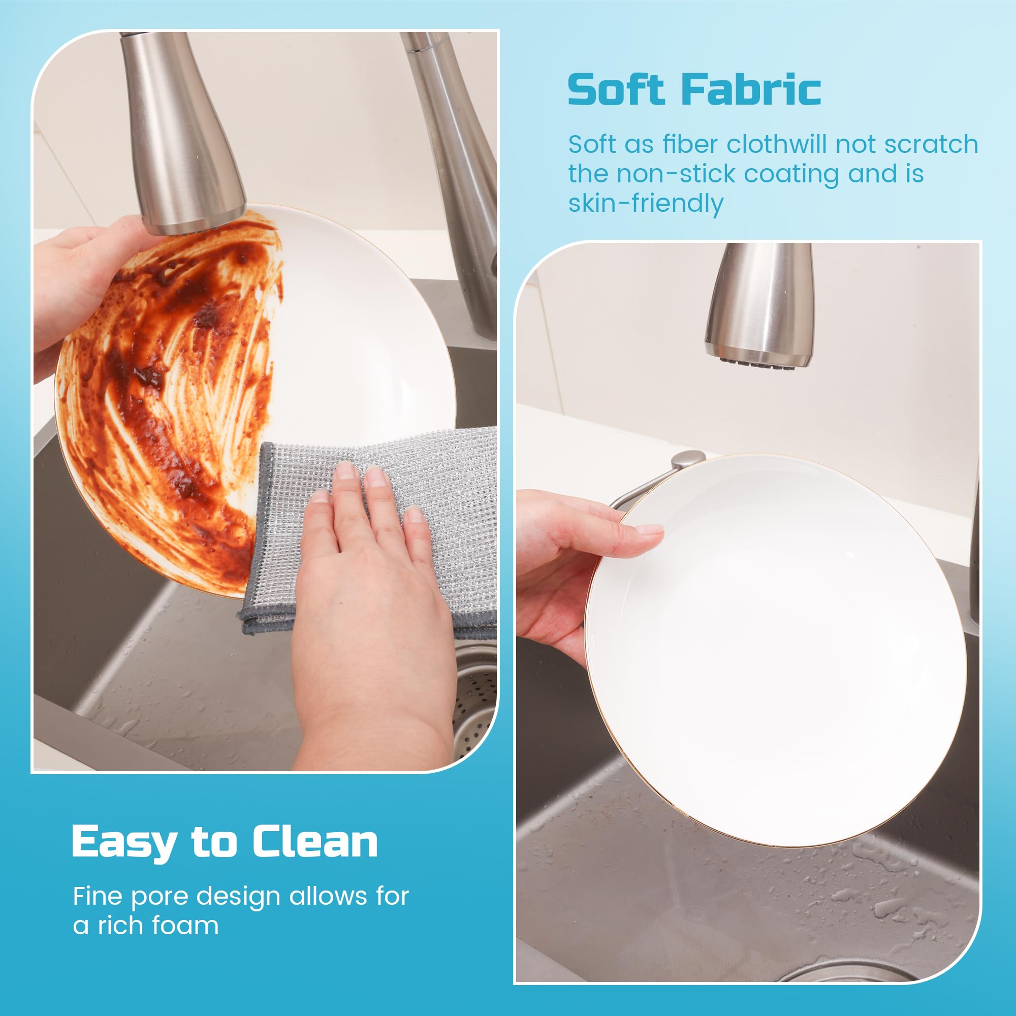Non Scratch Wire Dishcloth (12 Count)