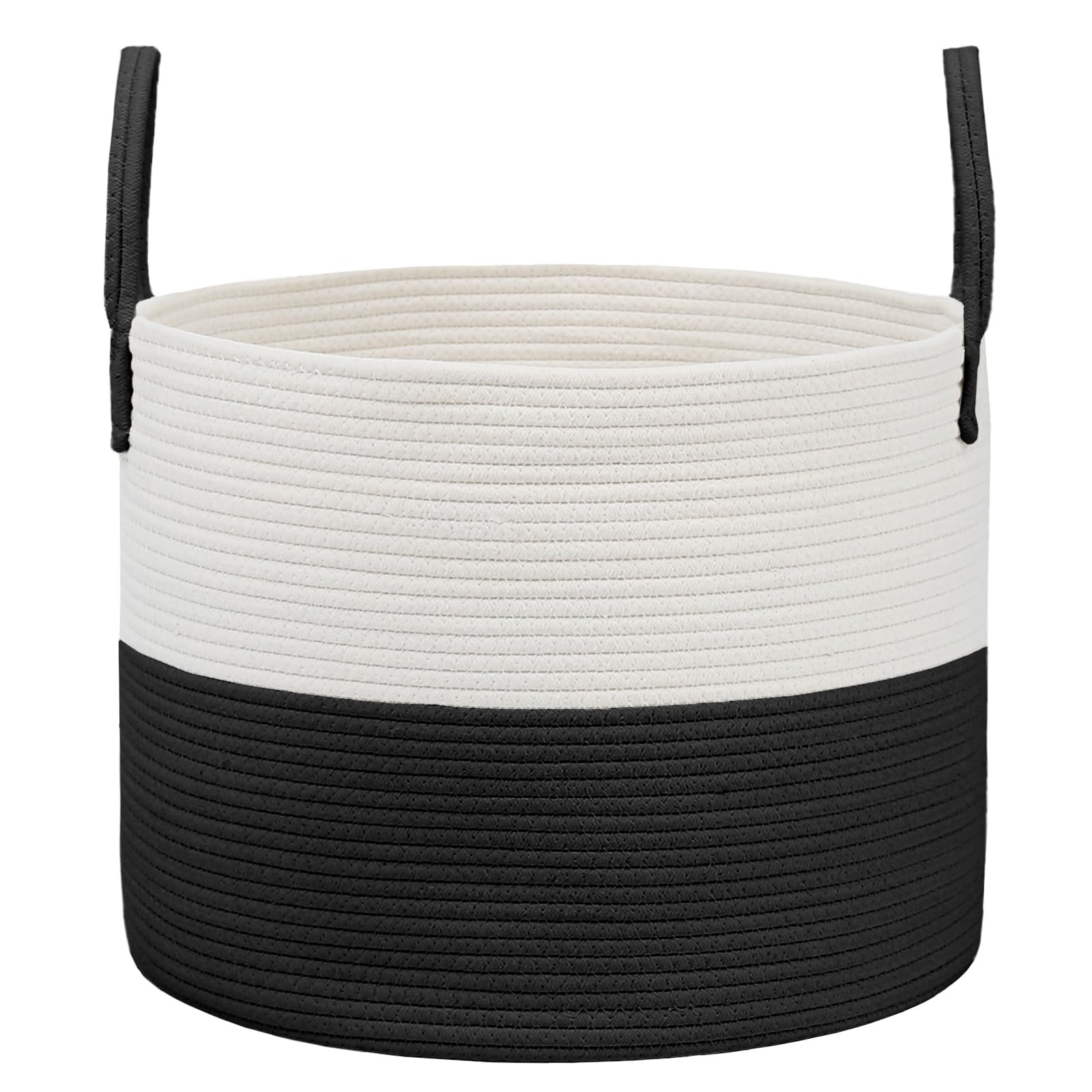 115L Extra Large Machine Washable Cotton Rope Blanket Basket