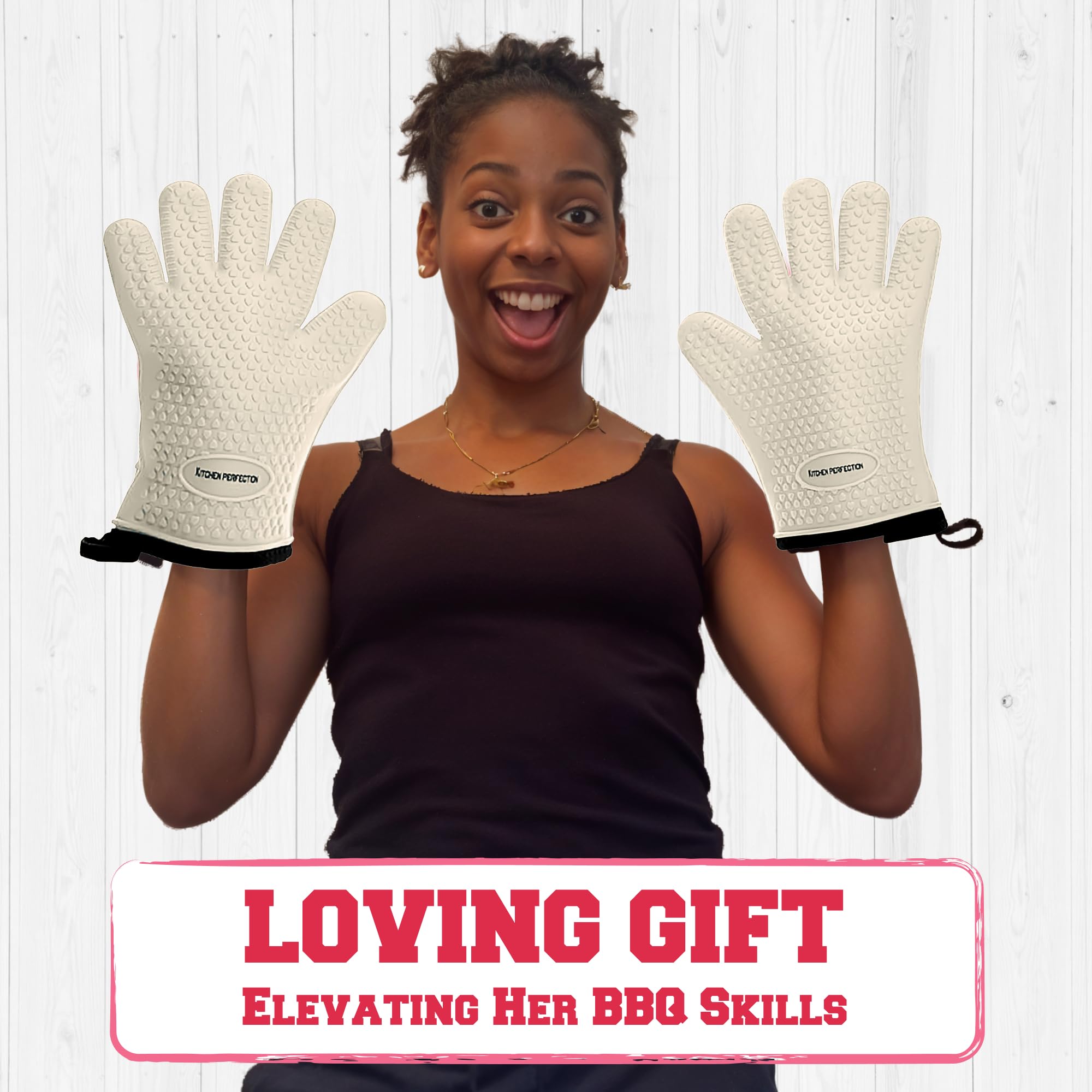 Silicone Smoker BBQ Gloves (2 Count)