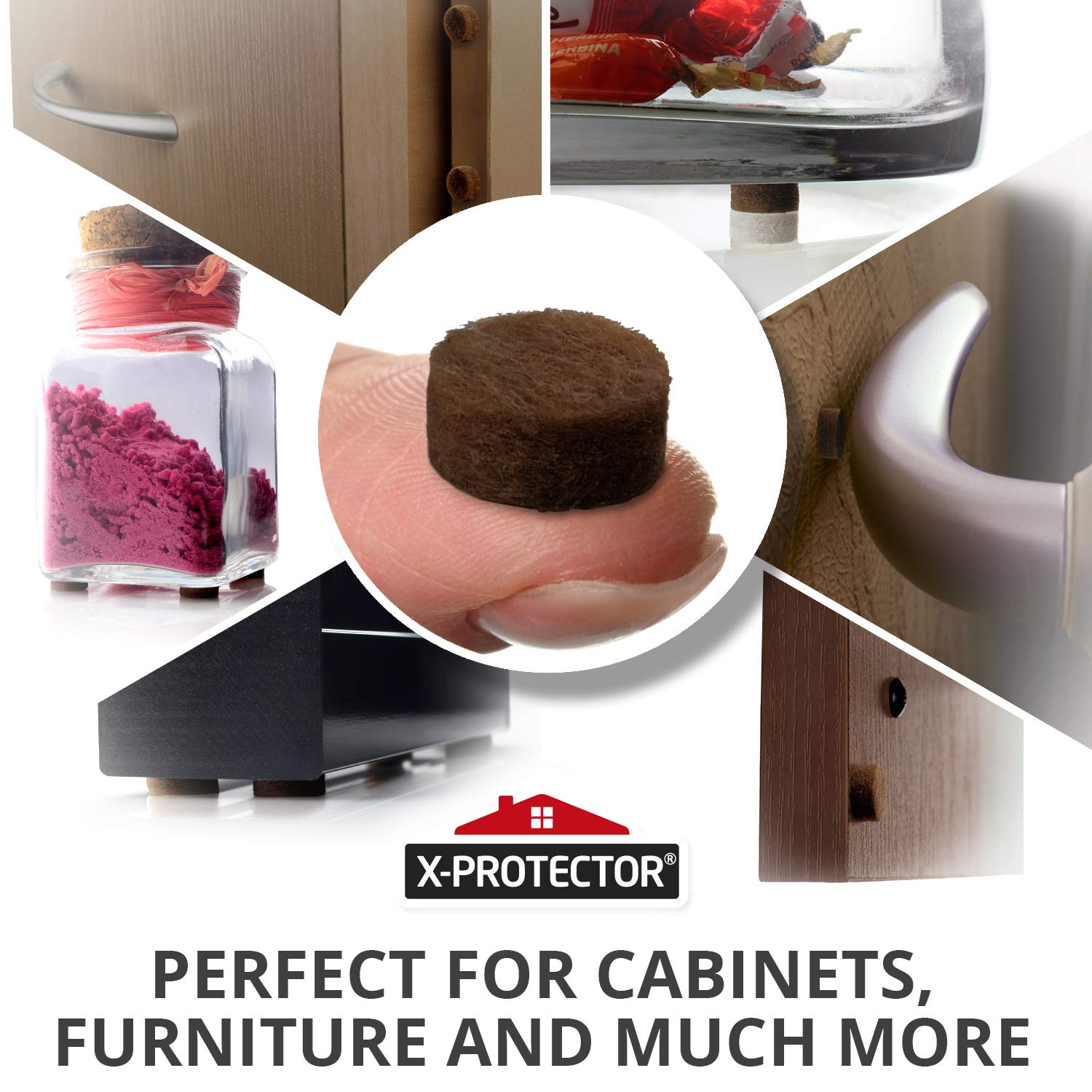 Cabinet Door Bumpers X (100 Count)