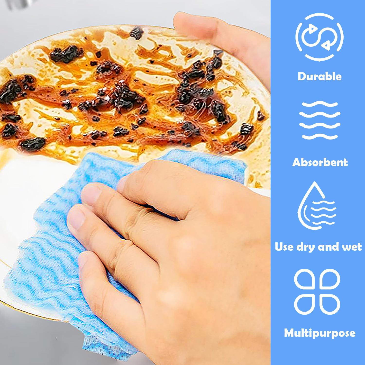 Disposable Cleaning Cloths Multi (50 Count) - ModHome Supplies