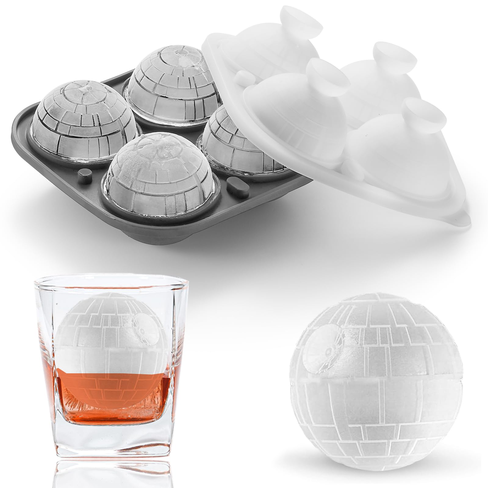 3D Death Star Ice Cube Molds