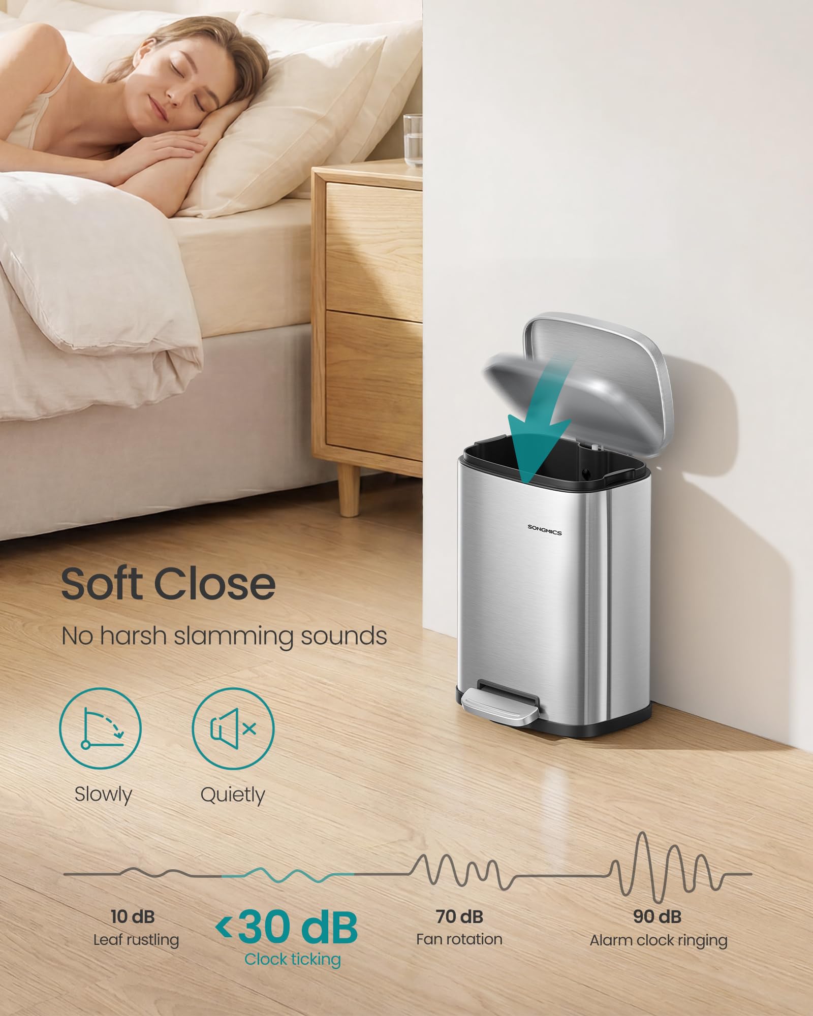 Small Bathroom Trash Can