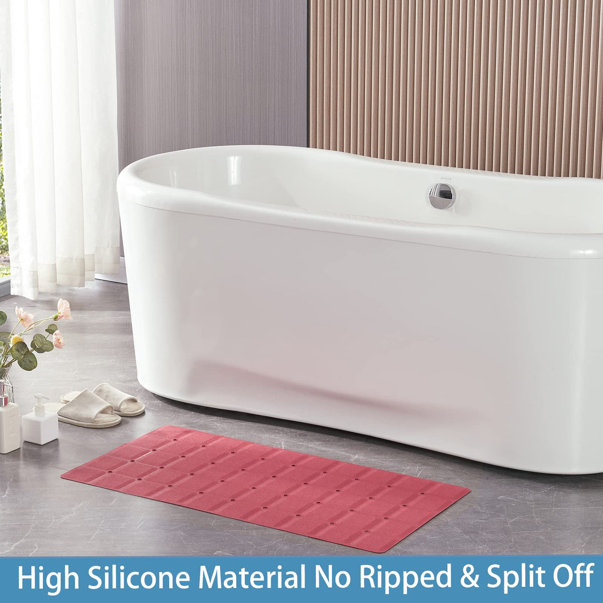 Foldable Silicone Bathtub Mat