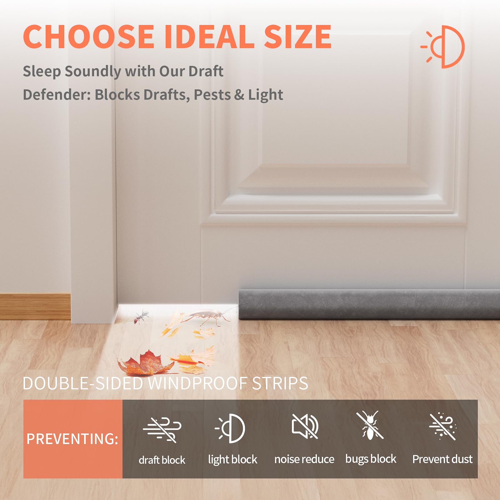 Under Door Draft Stopper