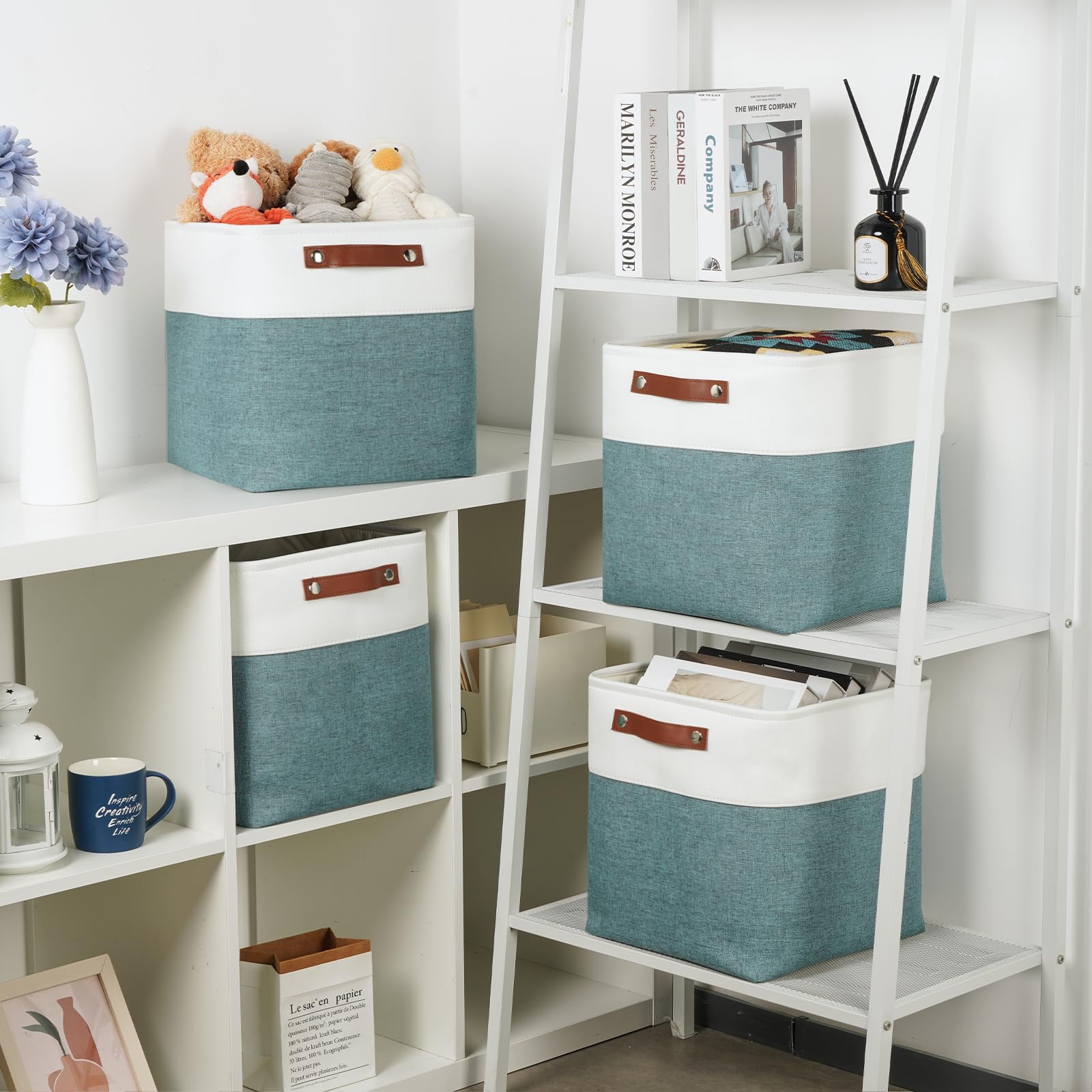 Set Of 4 Cube Storage Bins (4 Count)