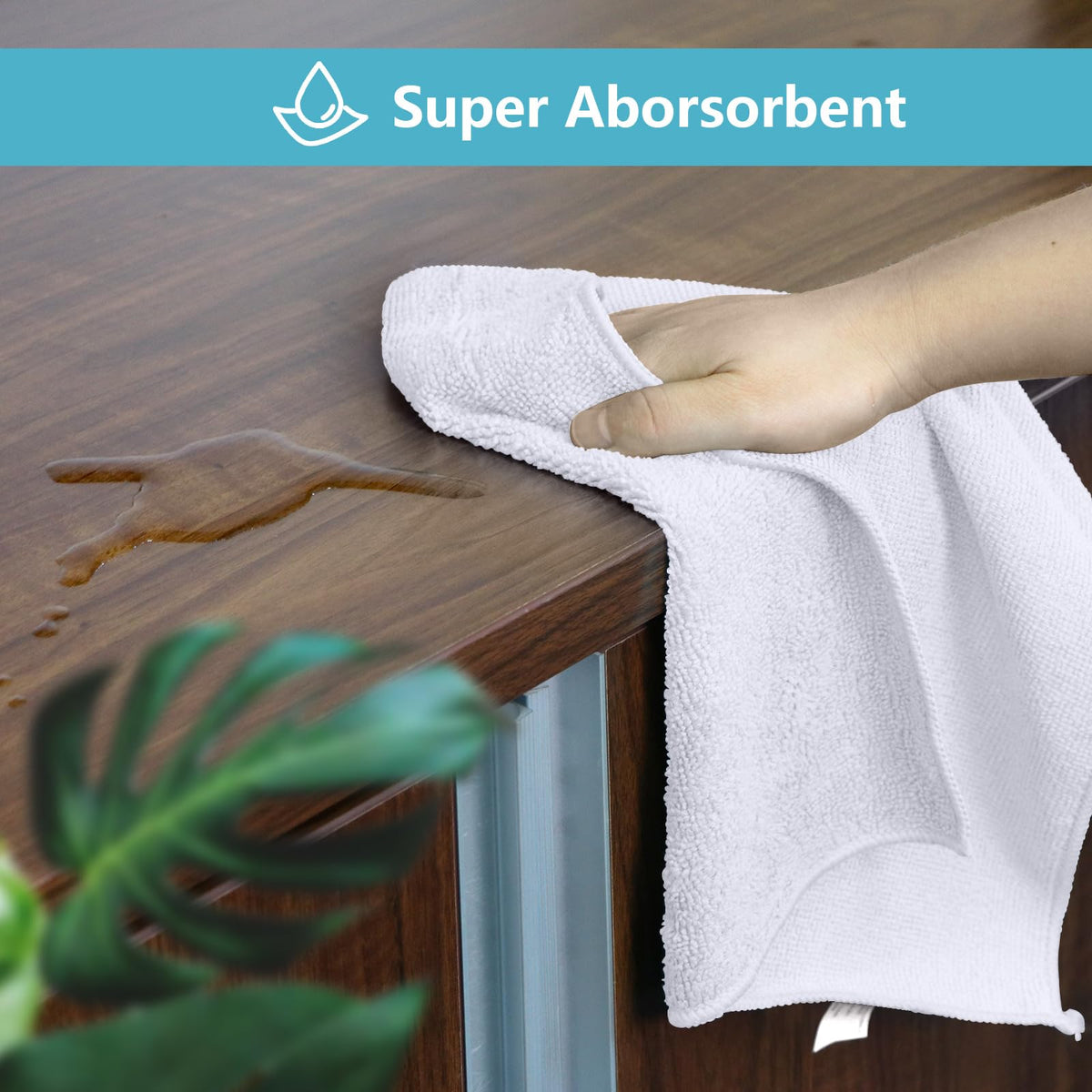 White Microfiber Cleaning Cloth 400 Pack (400 Count)