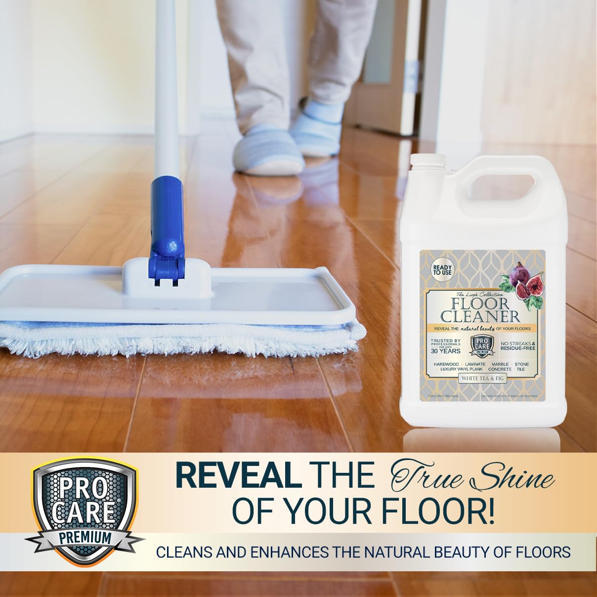 White Tea & Fig Floor Cleaner (128 Fl Oz)