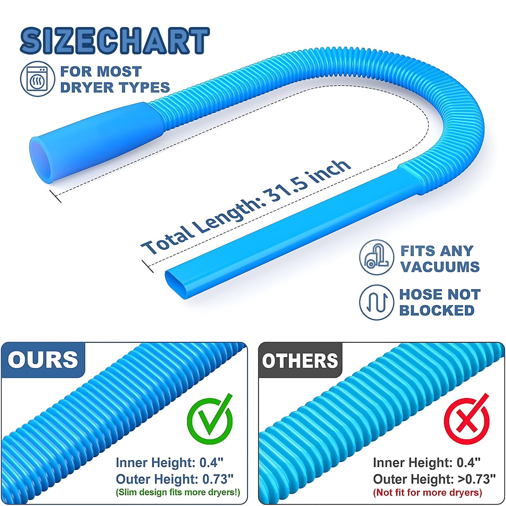 Upgraded Dryer Vent Cleaner (16 Ounce)