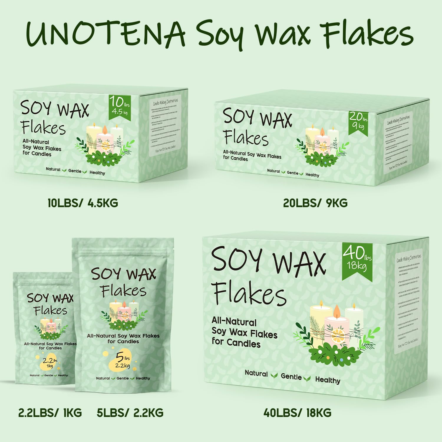 Soy Wax Flakes for Candle Making