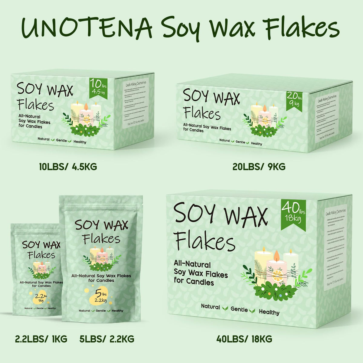 Soy Wax Flakes for Candle Making