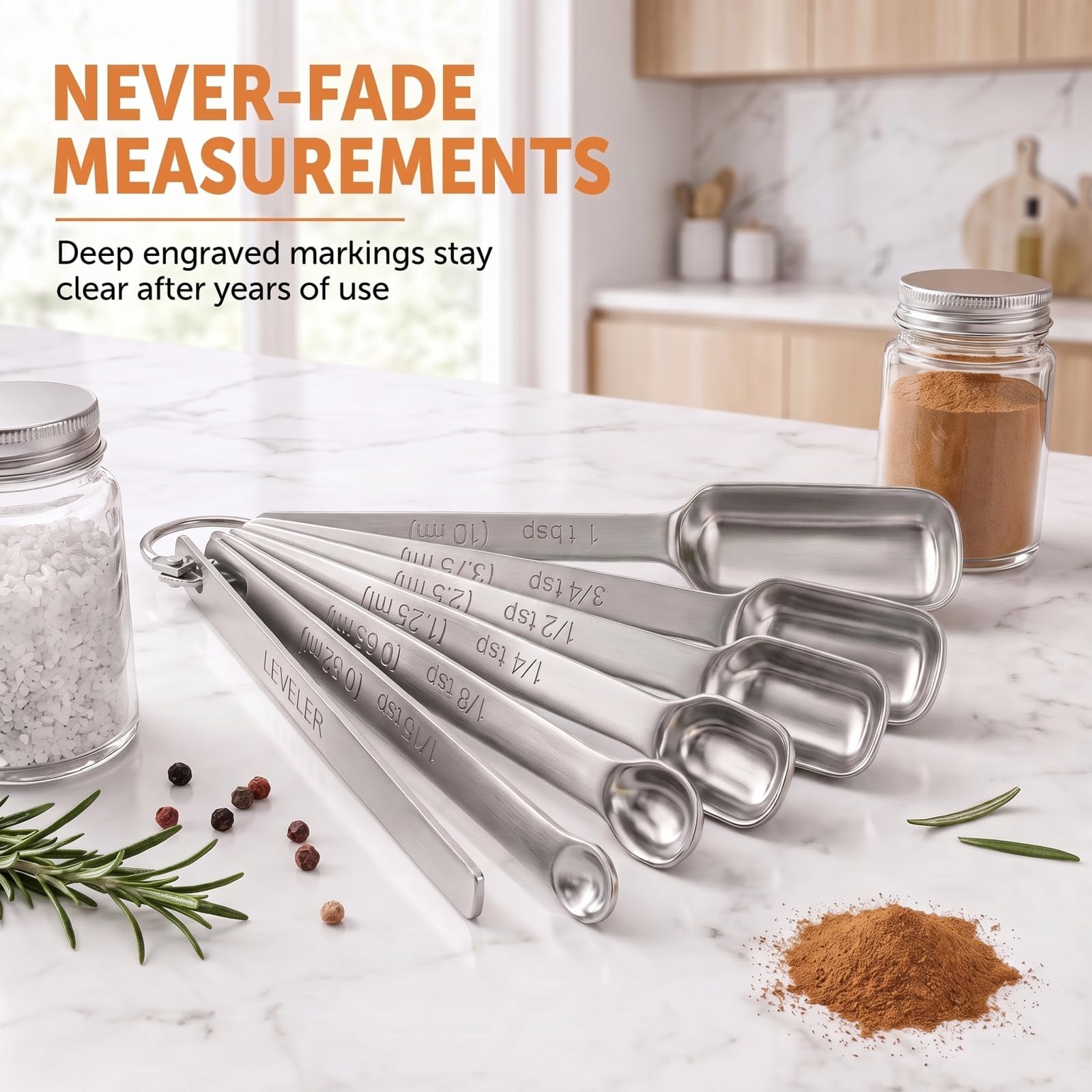 Stainless Steel Measuring Spoons Set of 13 (13 Count)