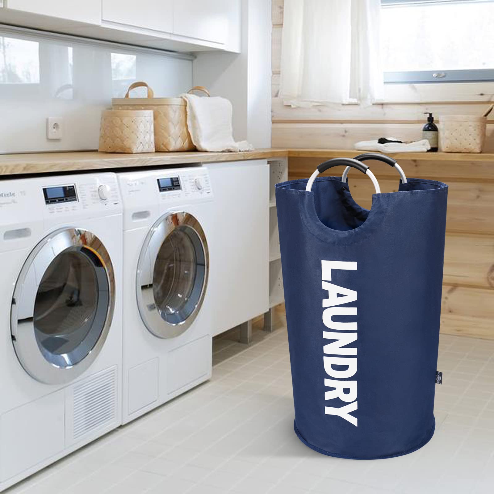 125L X Large Collapsible Washing Laundry Basket Bag - ModHome Supplies