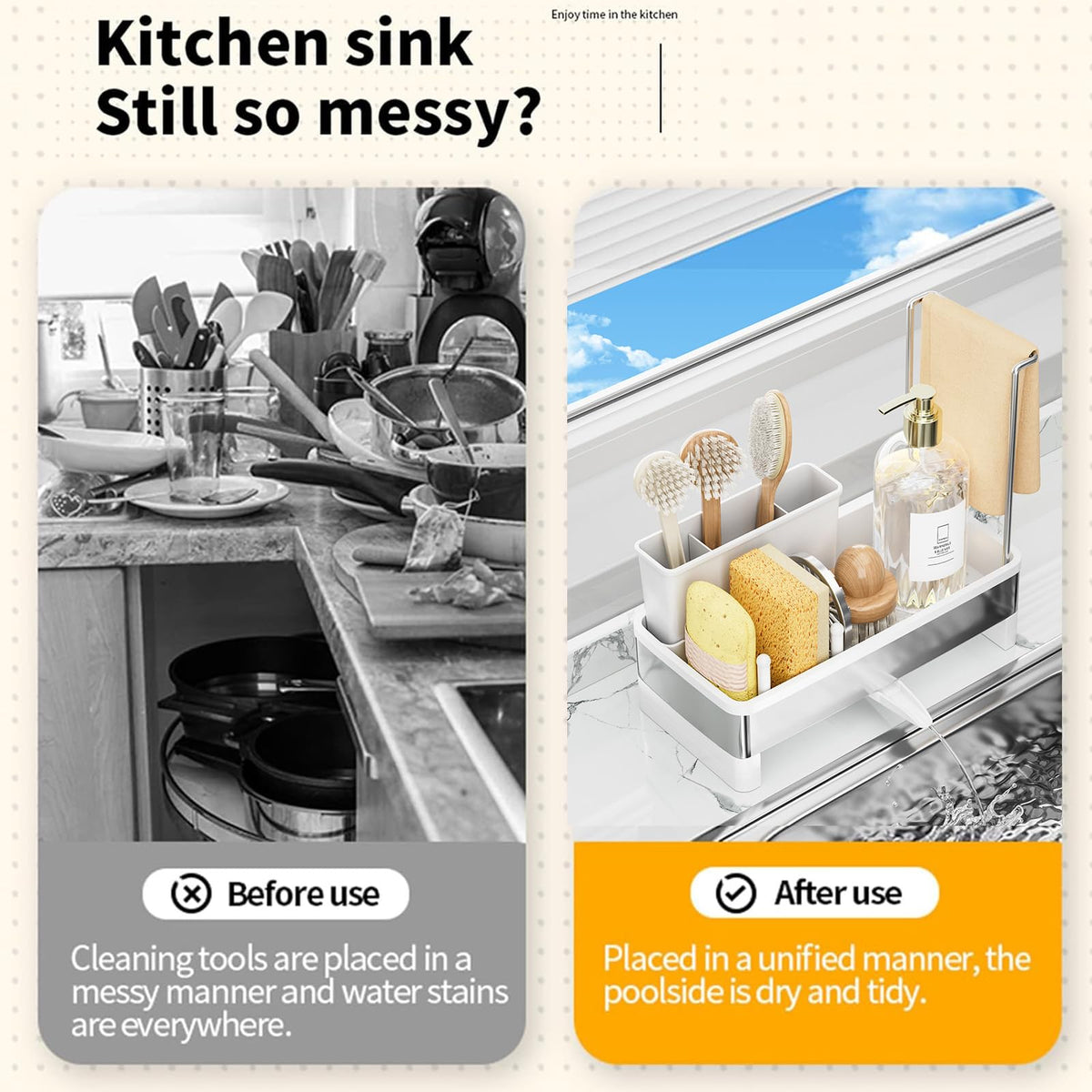 Sponge Holder for Kitchen Sink