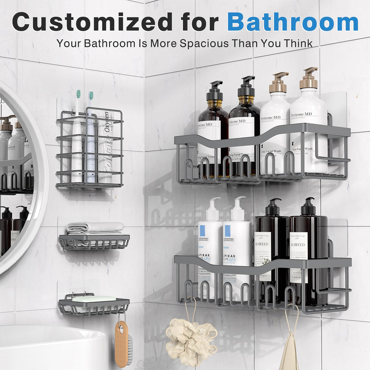 Shower Caddy 5 Pack