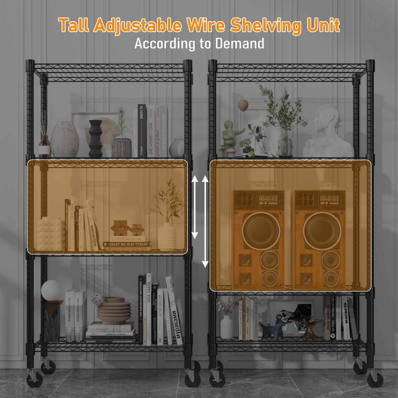 72" H Wire Shelving Unit Storage