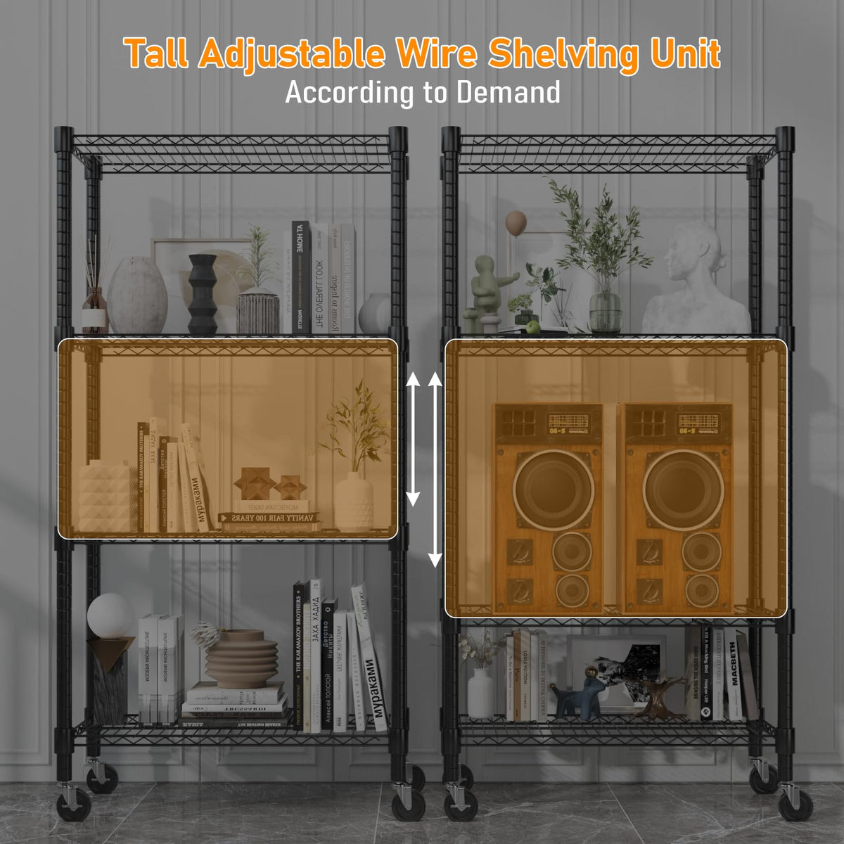 72" H Wire Shelving Unit Storage