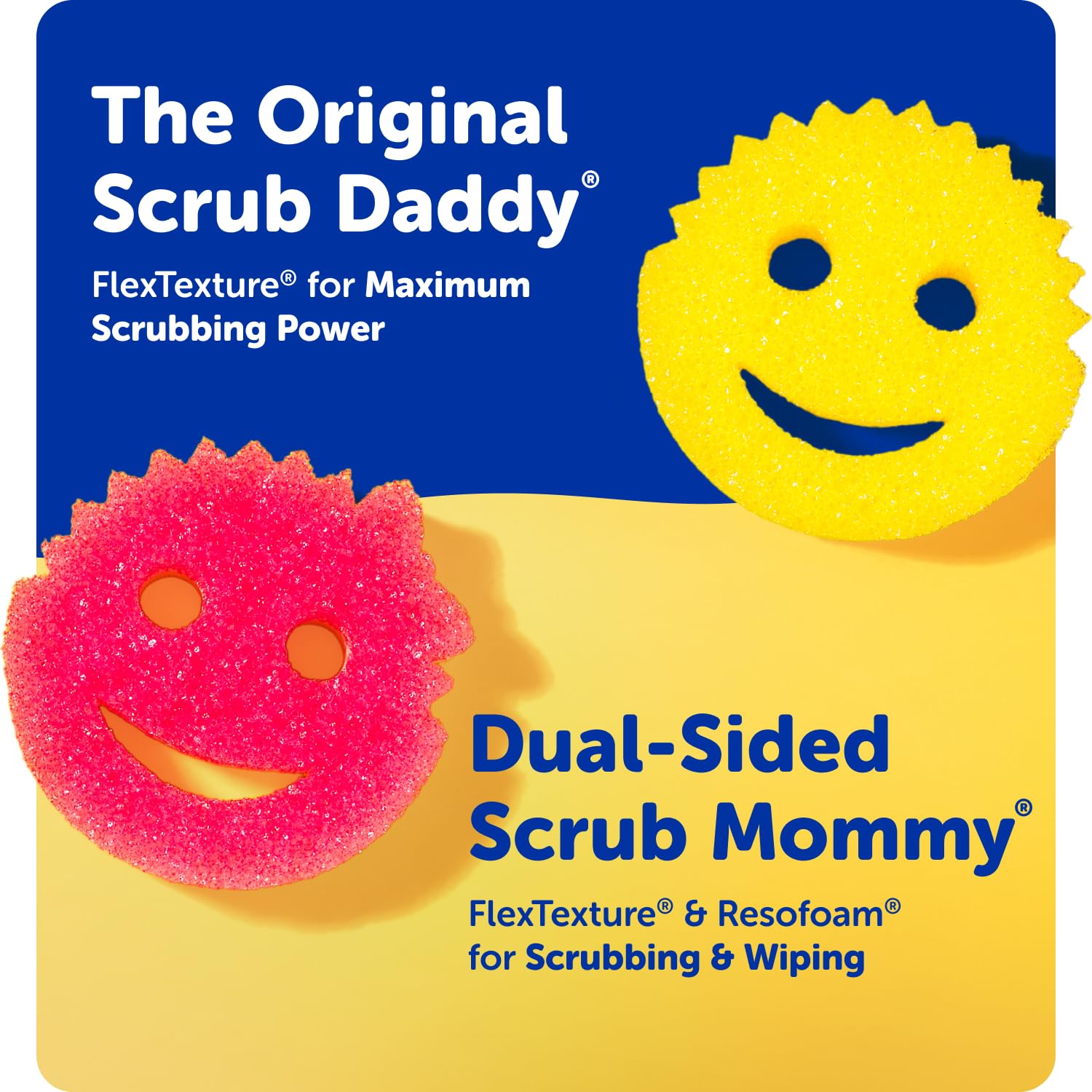 Scratch Free Multipurpose Kitchen Sponges (5 Count)