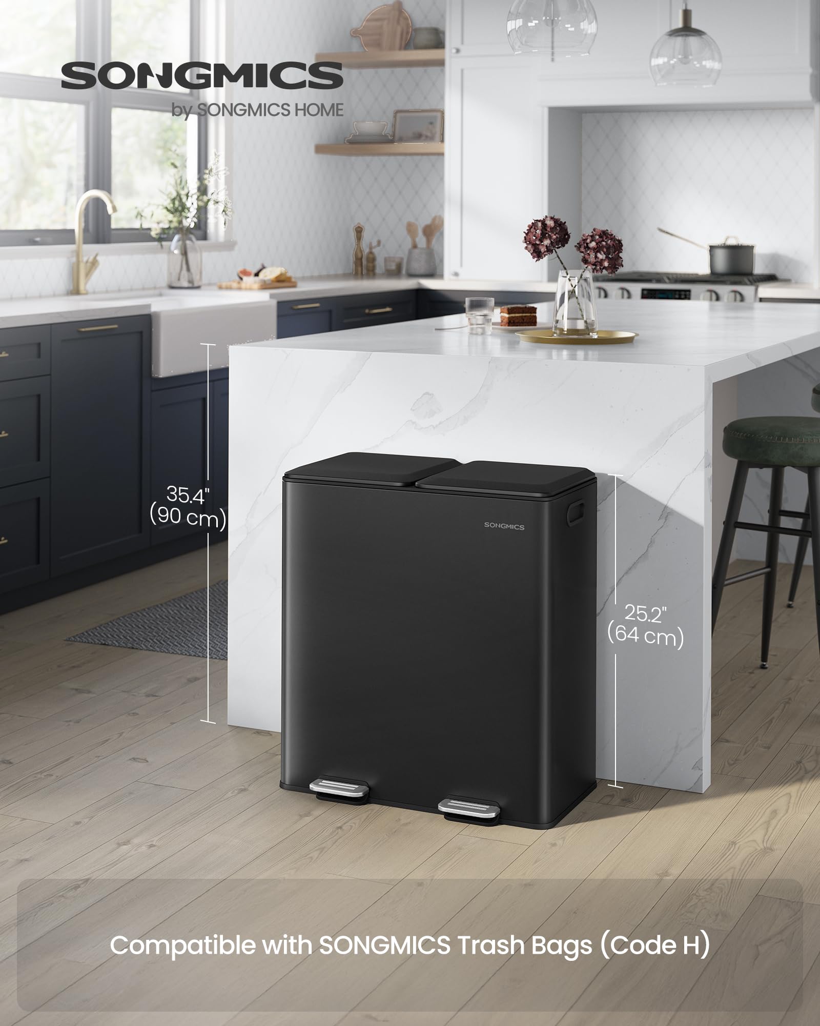 Trash Can 2 x 8 Gallon