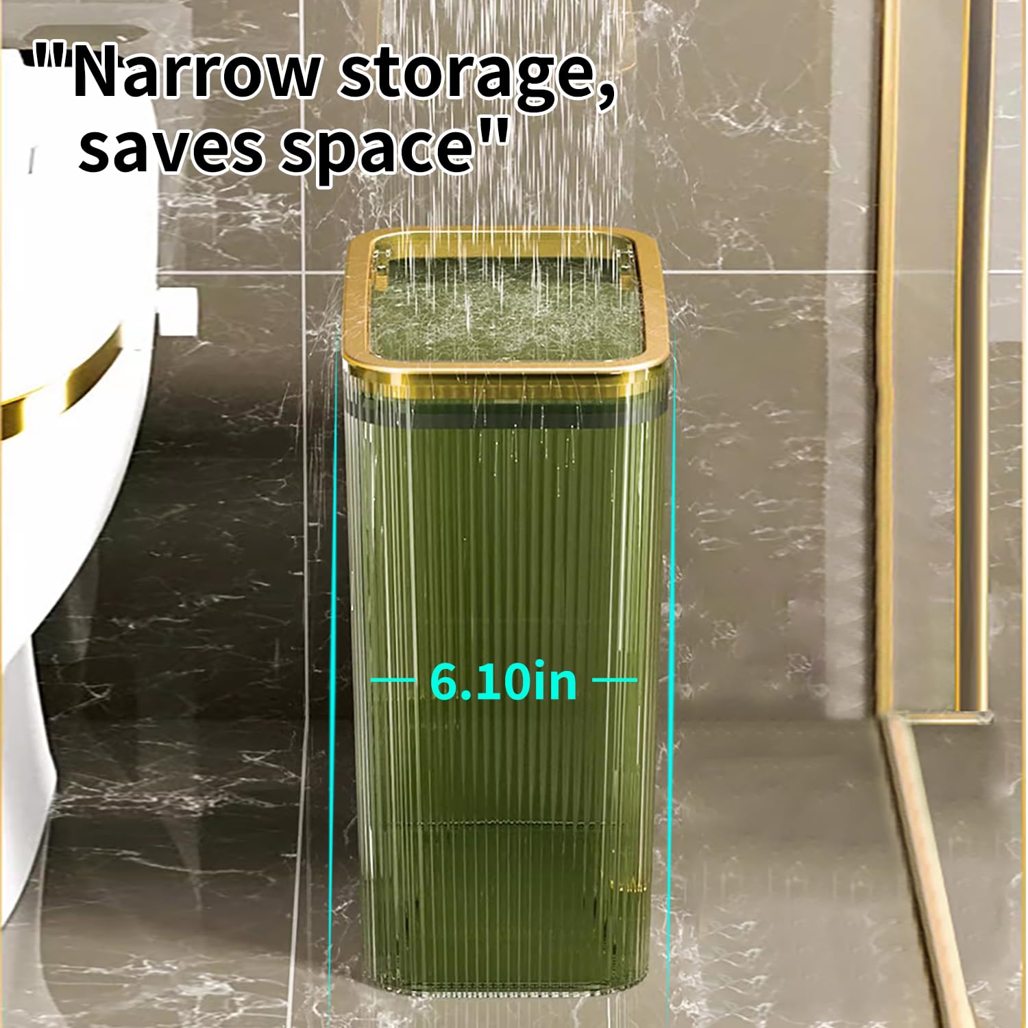 Bathroom Trash Cans with Lids